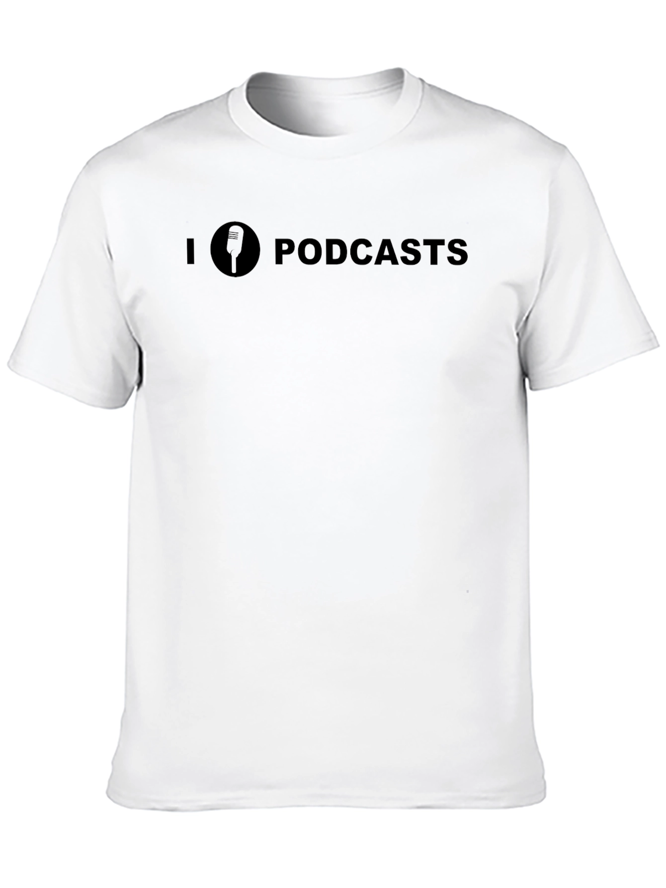 I Heart Podcasts Black T-Shirt