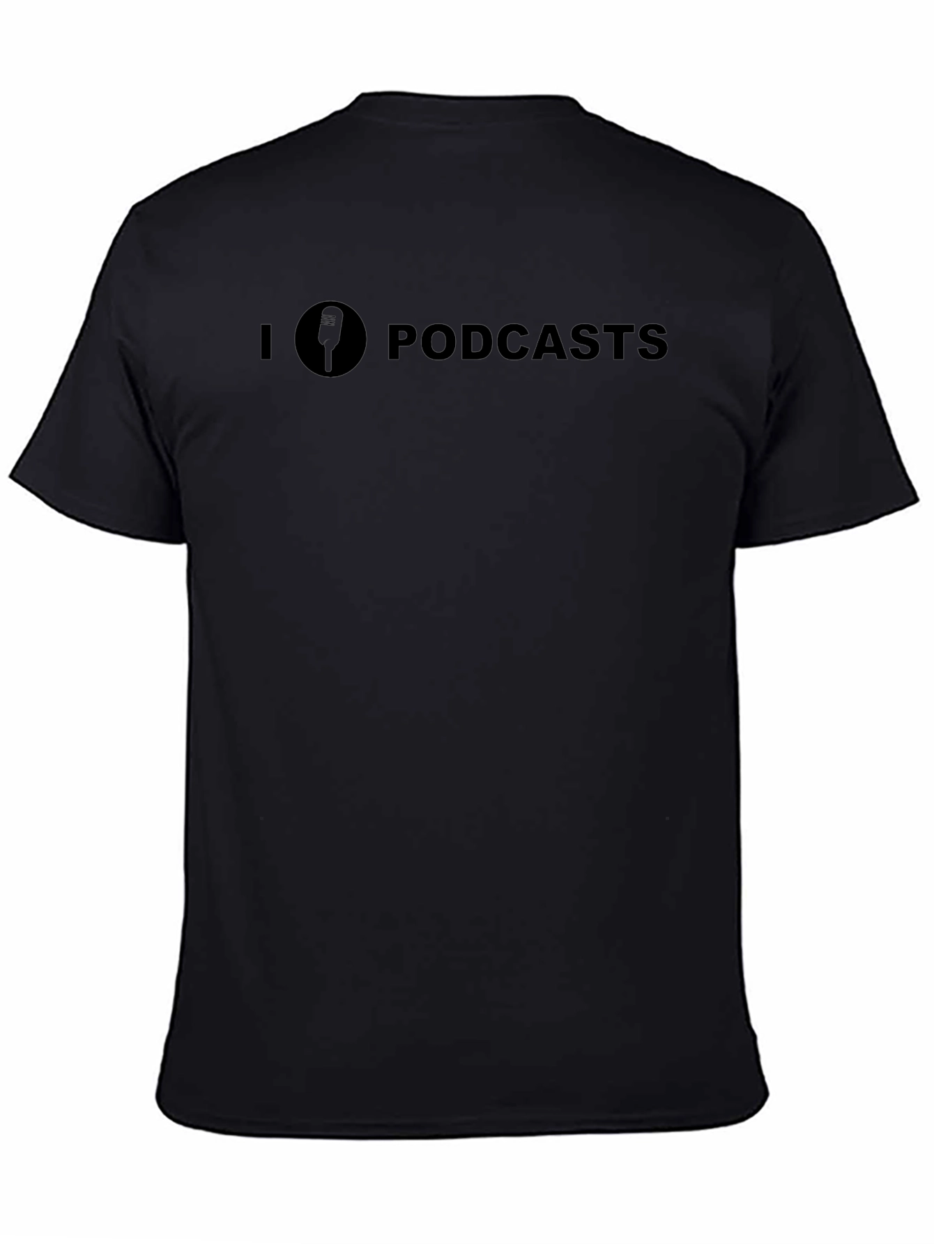 I Heart Podcasts Black T-Shirt