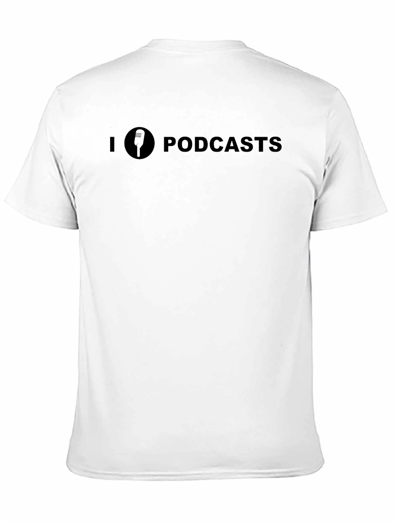 I Heart Podcasts Black T-Shirt