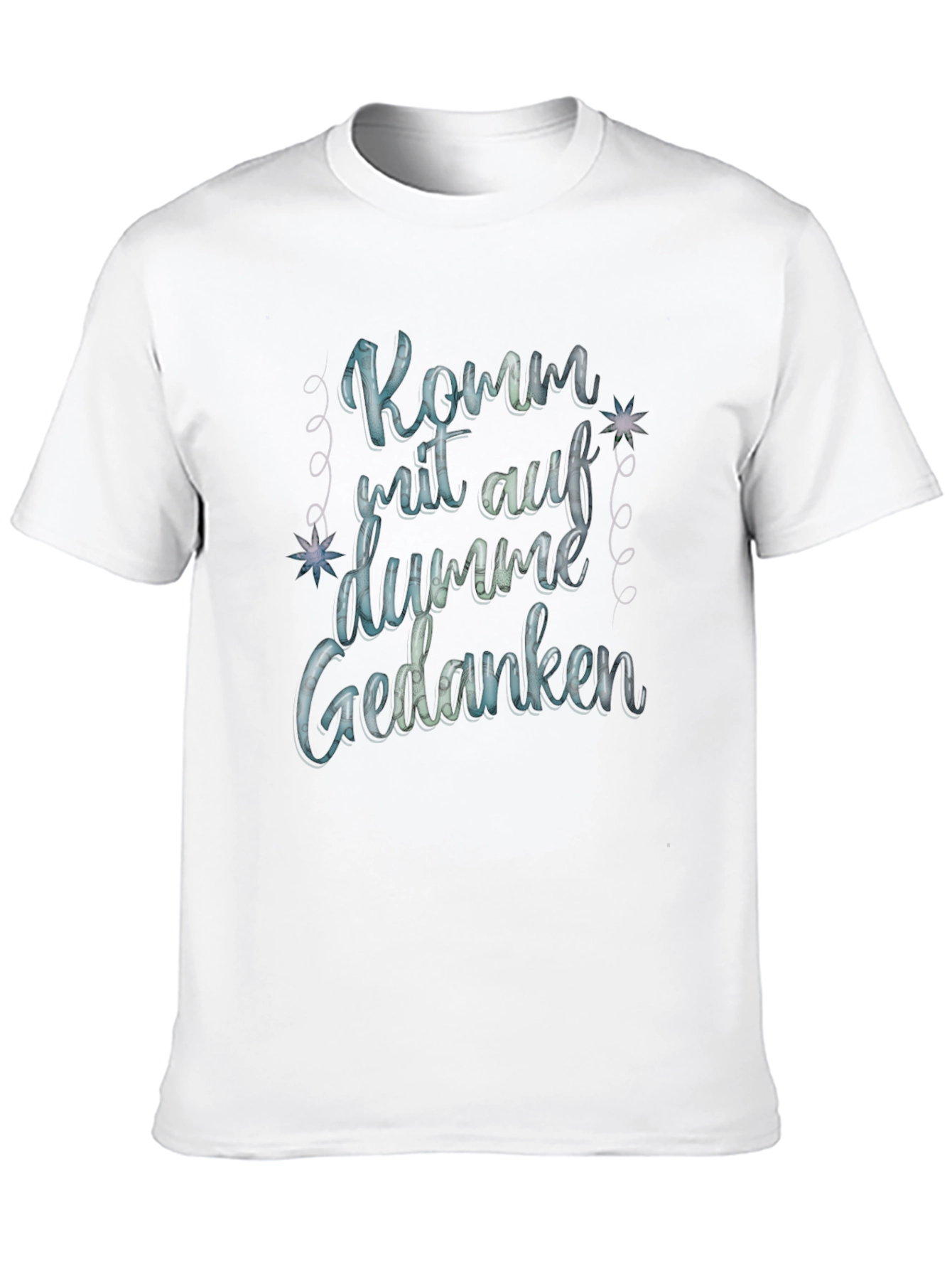 Komm Mit Auf Dumme Gedanken Black Tee