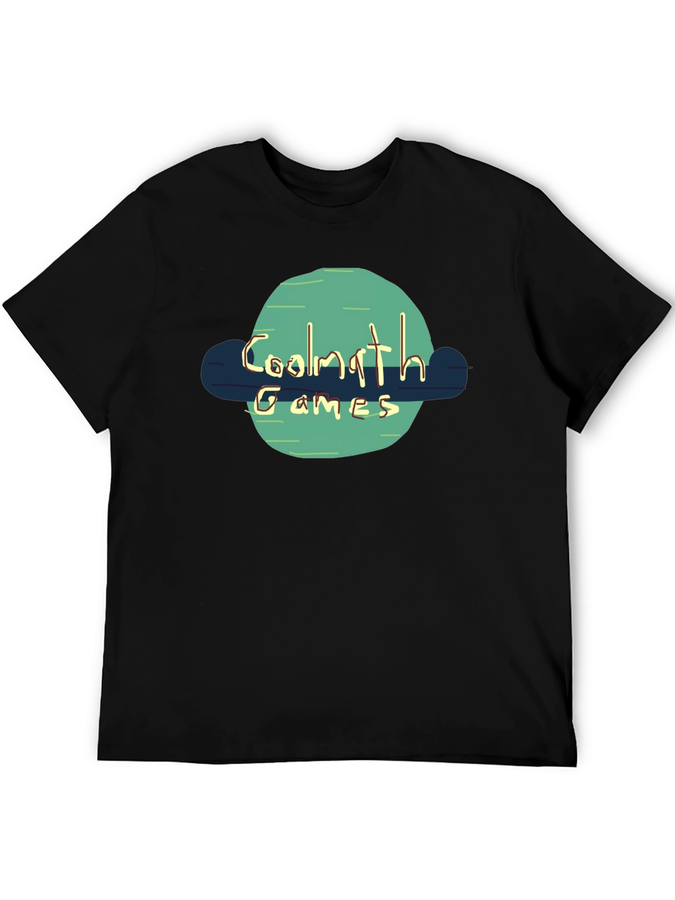 Coolmath Games Black T-Shirt Fun Casual Wear