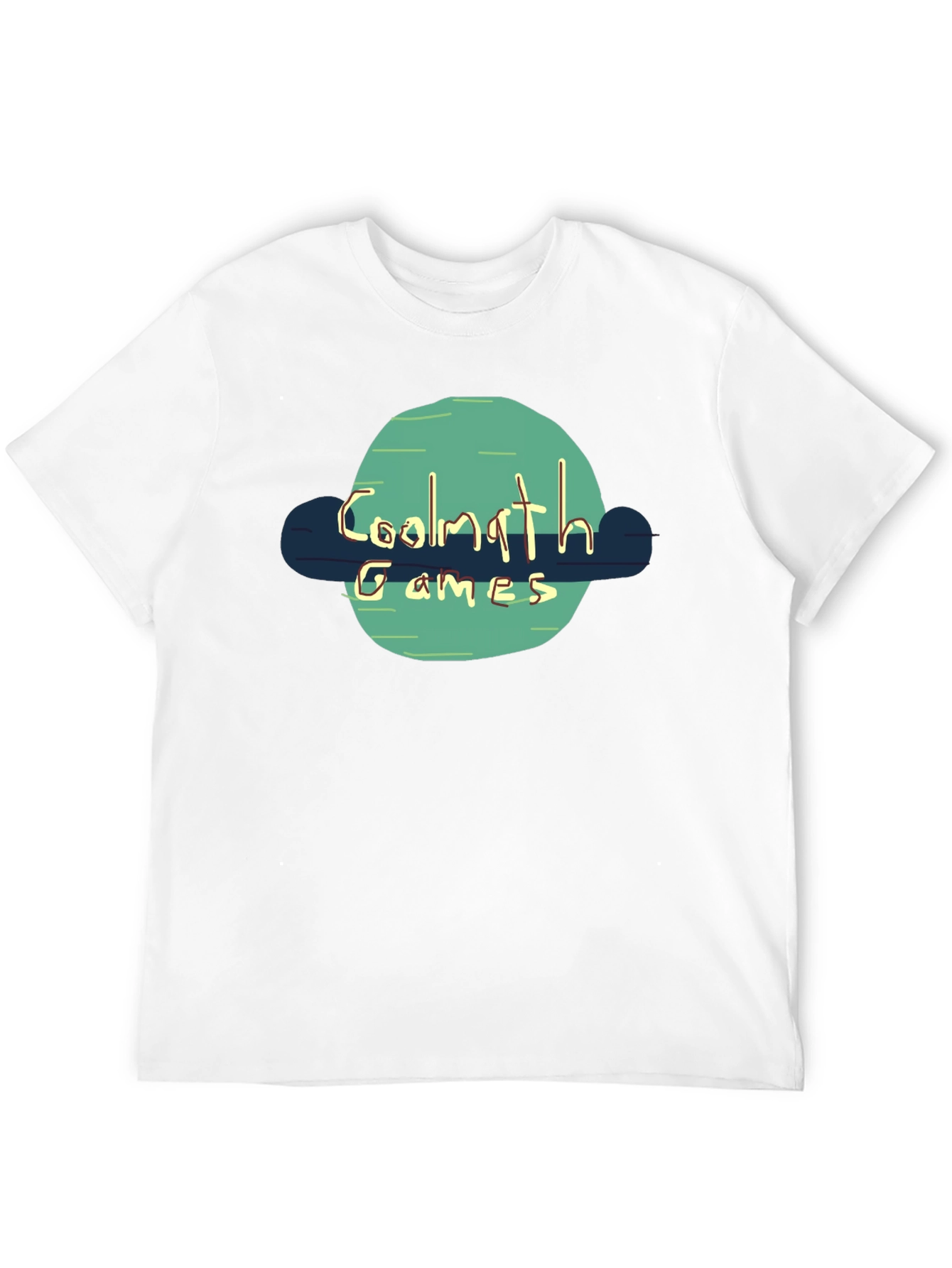 Coolmath Games Black T-Shirt Fun Casual Wear