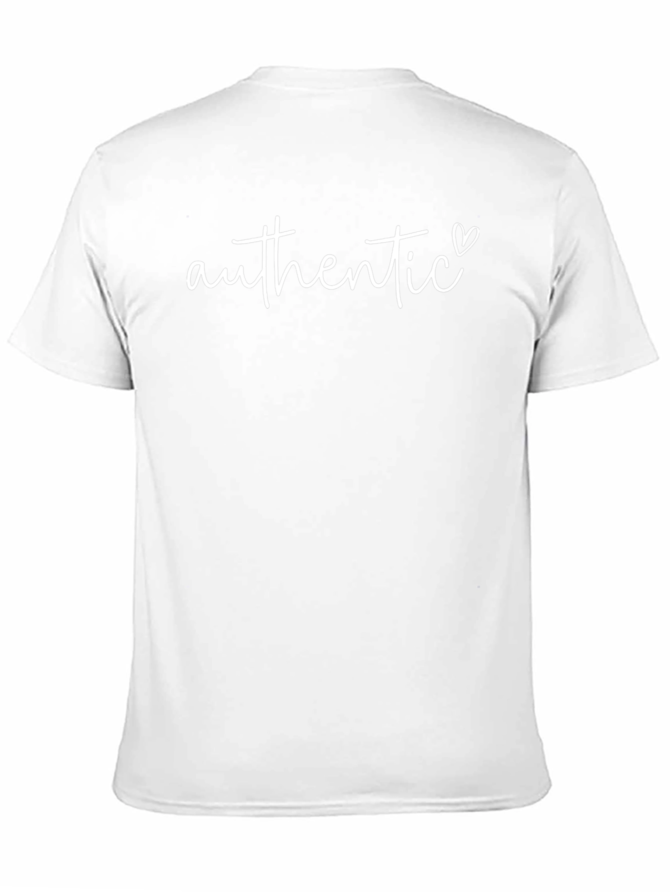 Authentic Heart Graphic Tee - Black Unisex Shirt