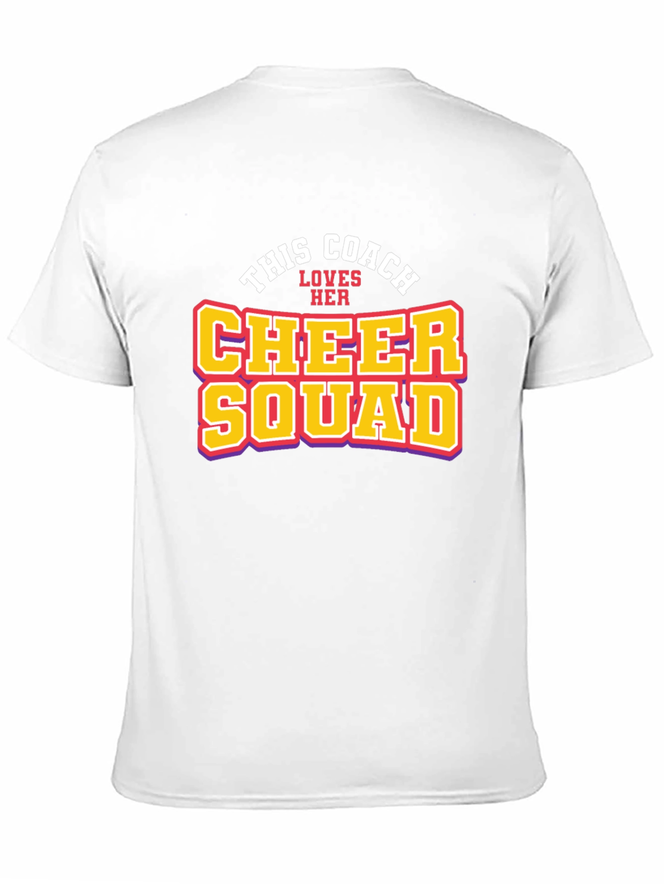 Cheer Squad Coach T-Shirt - Black