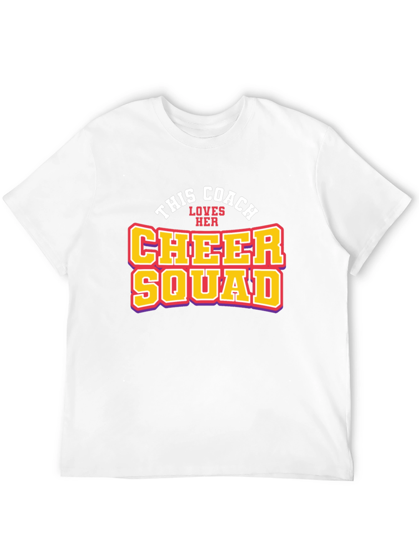 Cheer Squad Coach T-Shirt - Black