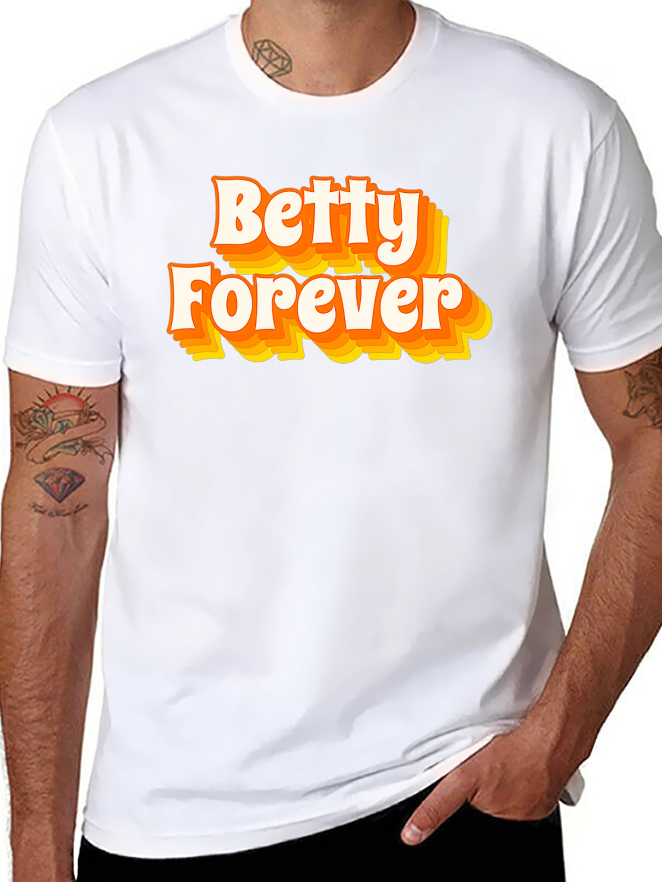 Betty Forever Retro Graphic Tee - Black