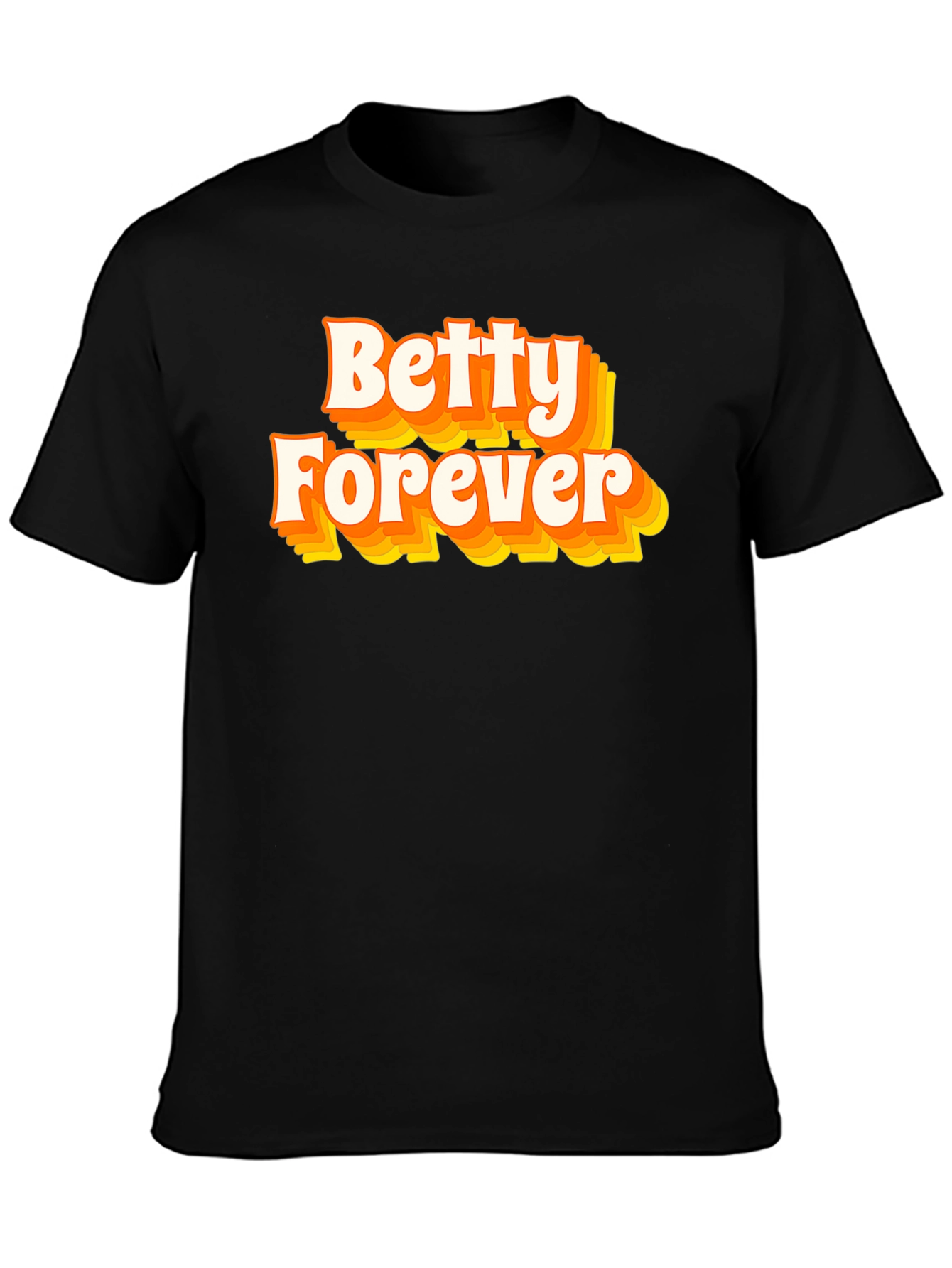 Betty Forever Retro Graphic Tee - Black