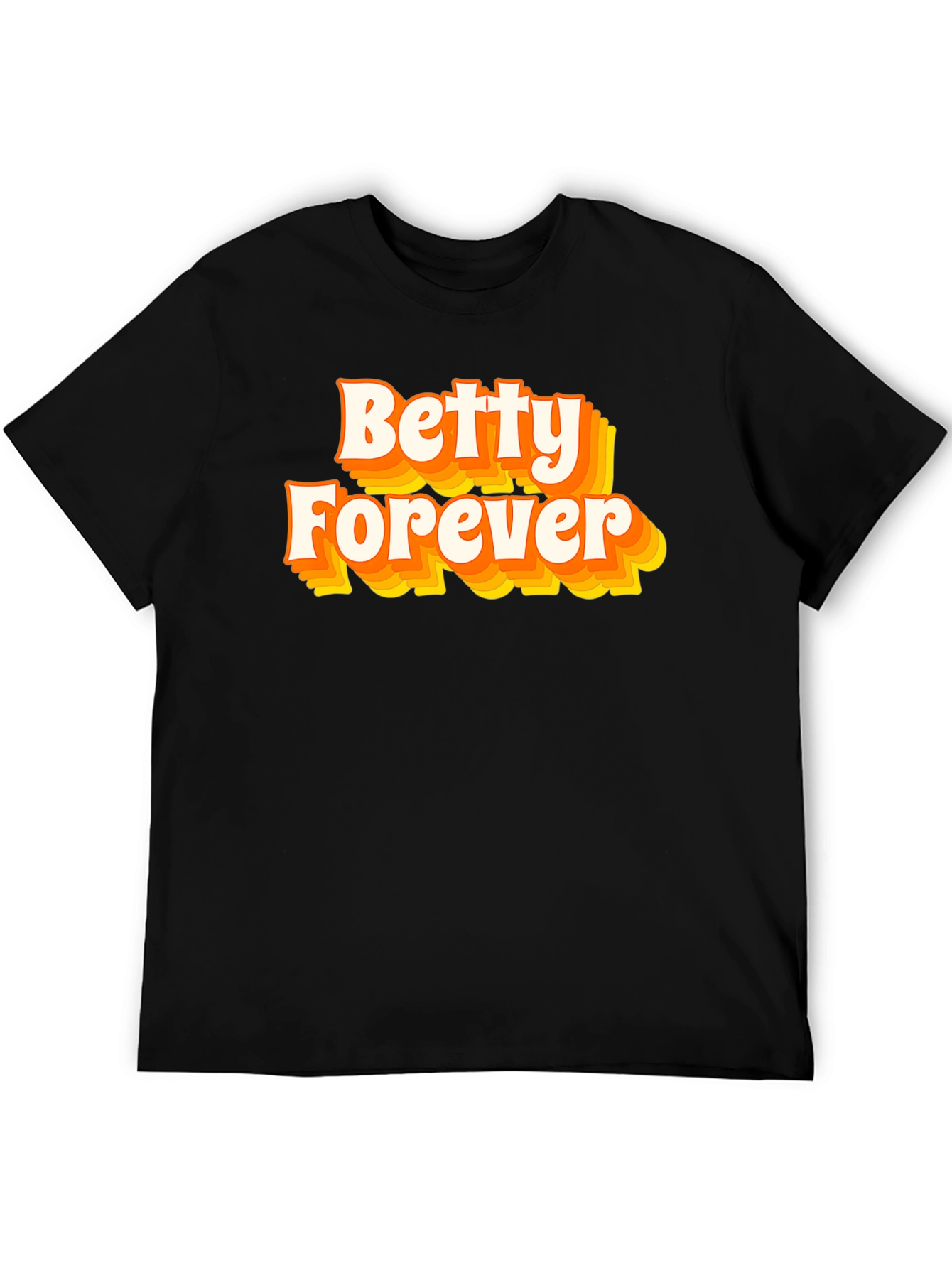Betty Forever Retro Graphic Tee - Black