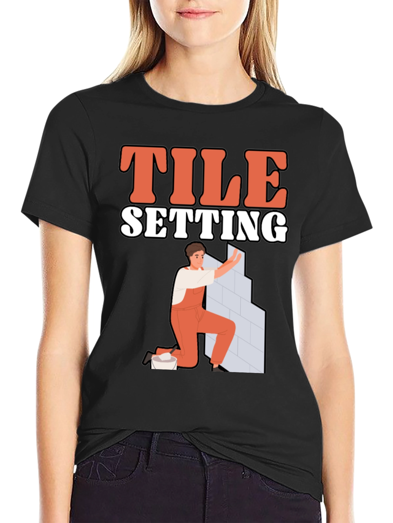 Tile Setting T-Shirt - Handyman Tee