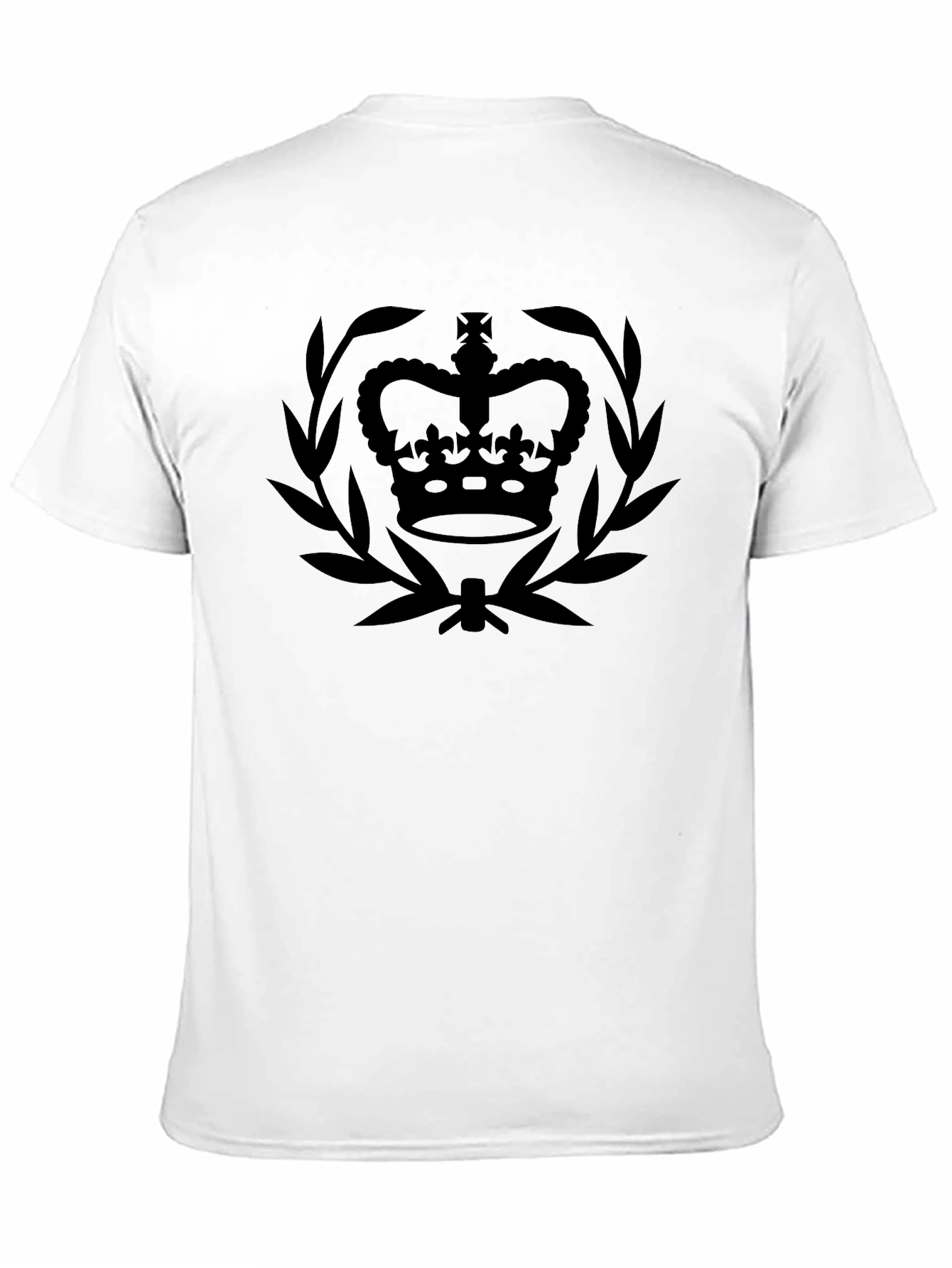 Regal Crown Tee - Classic Black Graphic T-Shirt