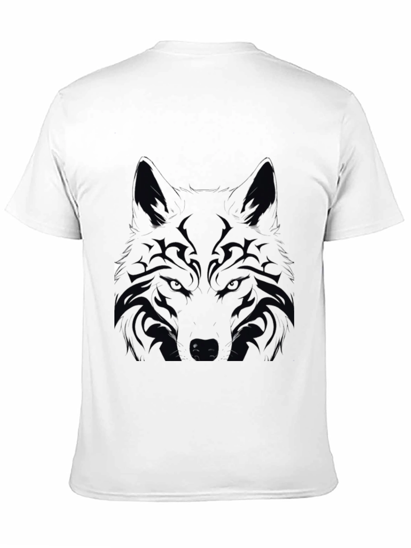 Black Wolf Graphic Tee - Mens Short Sleeve