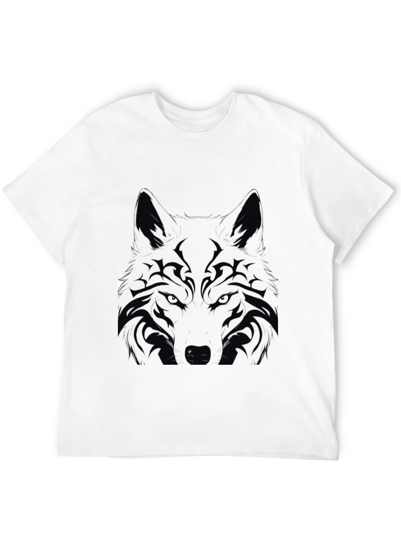 Black Wolf Graphic Tee - Mens Short Sleeve