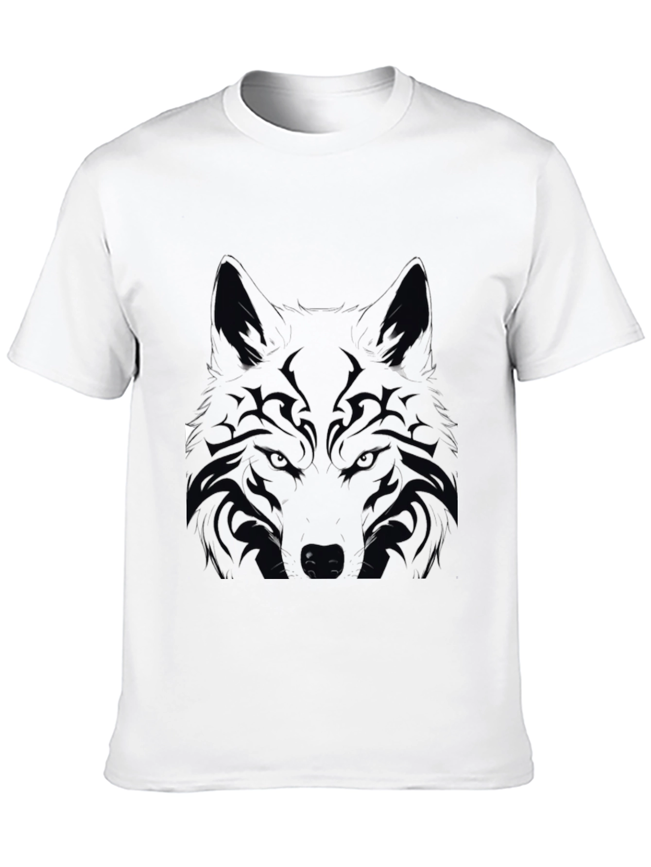 Black Wolf Graphic Tee - Mens Short Sleeve
