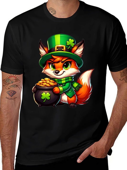 St. Patricks Day Fox T-Shirt