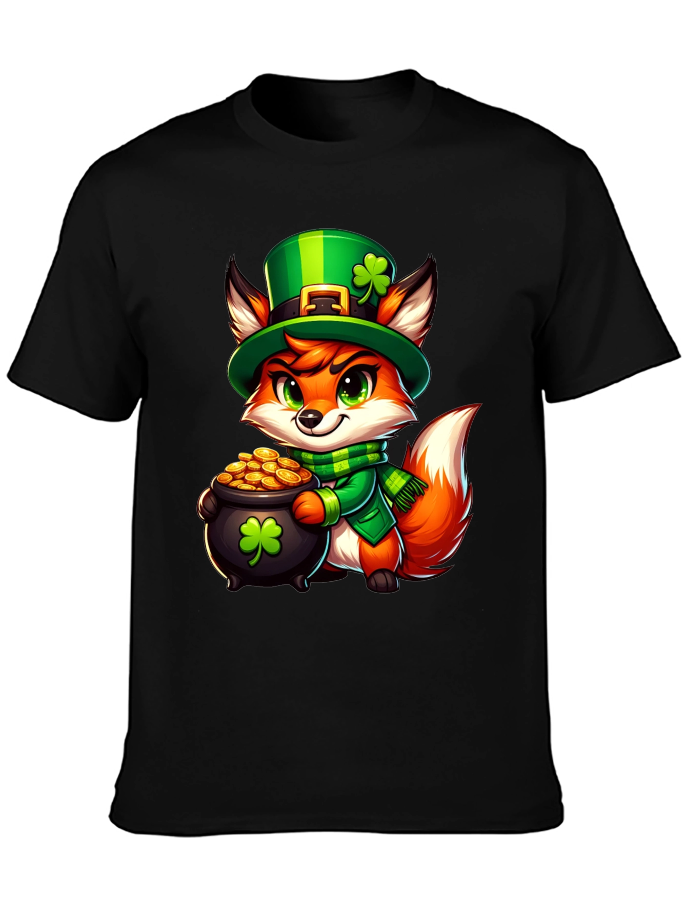 St. Patricks Day Fox T-Shirt