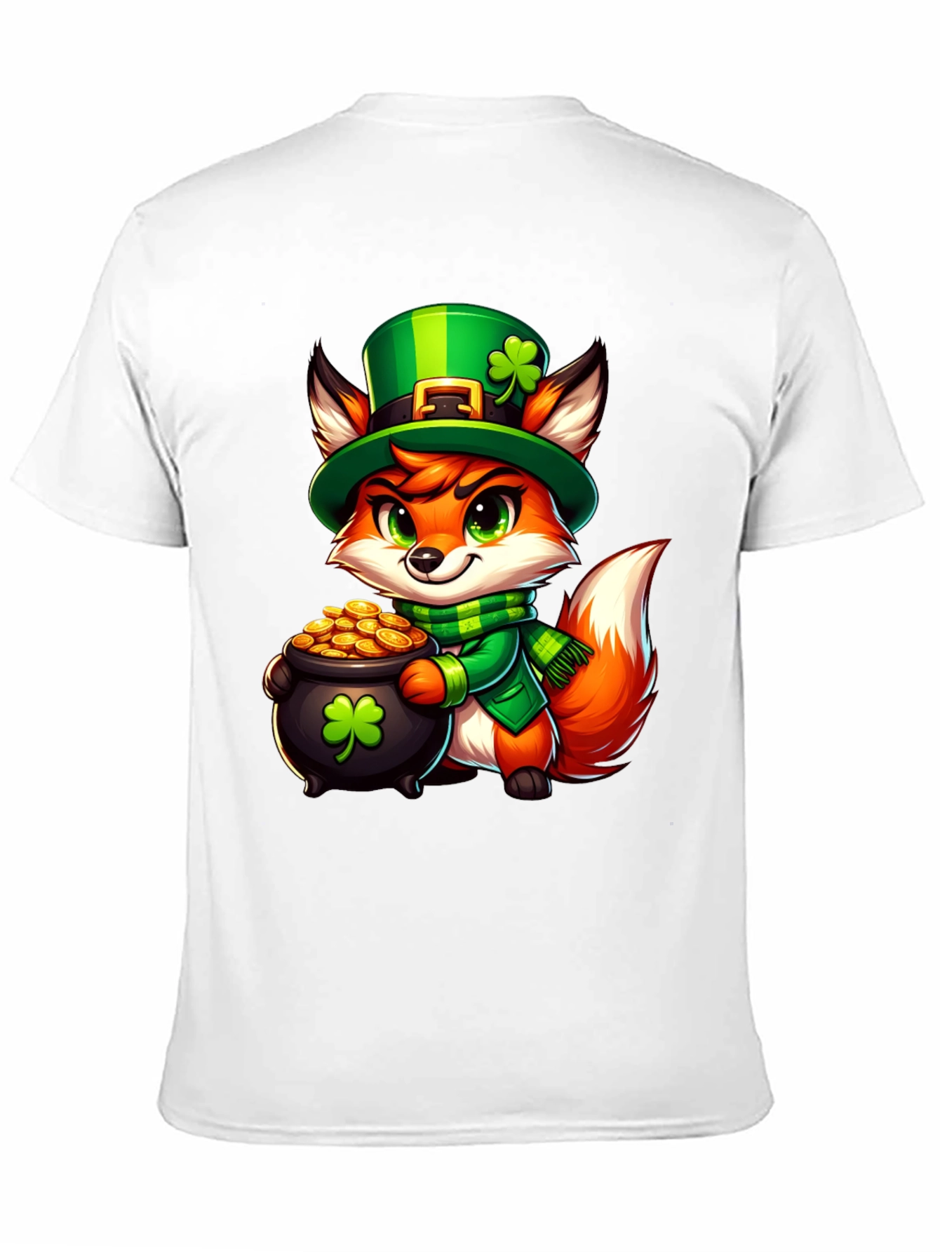 St. Patricks Day Fox T-Shirt