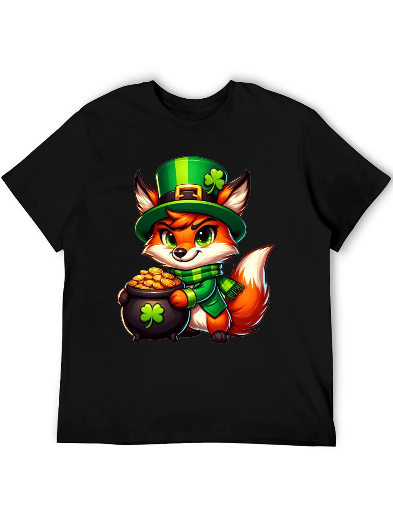 St. Patricks Day Fox T-Shirt