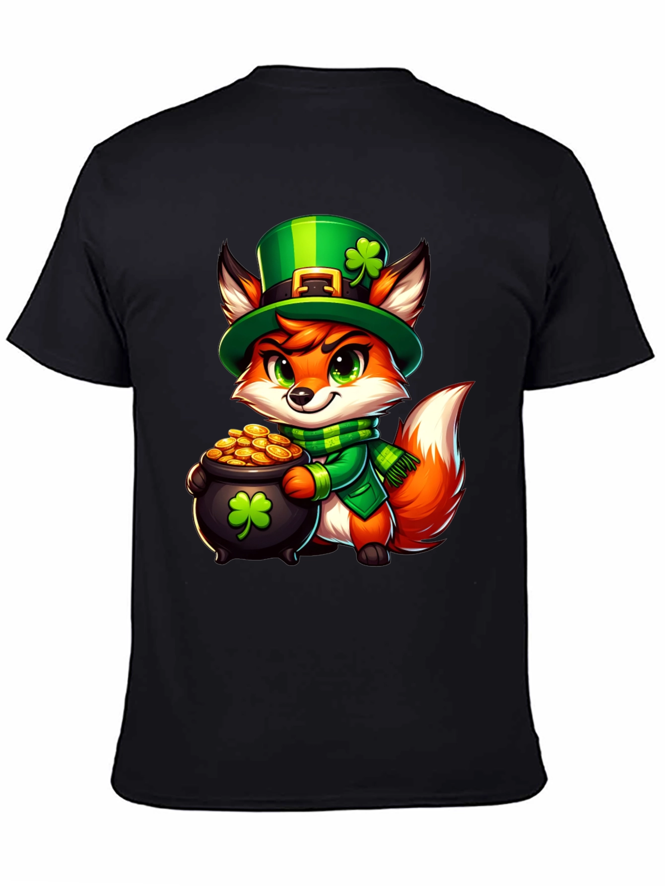 St. Patricks Day Fox T-Shirt