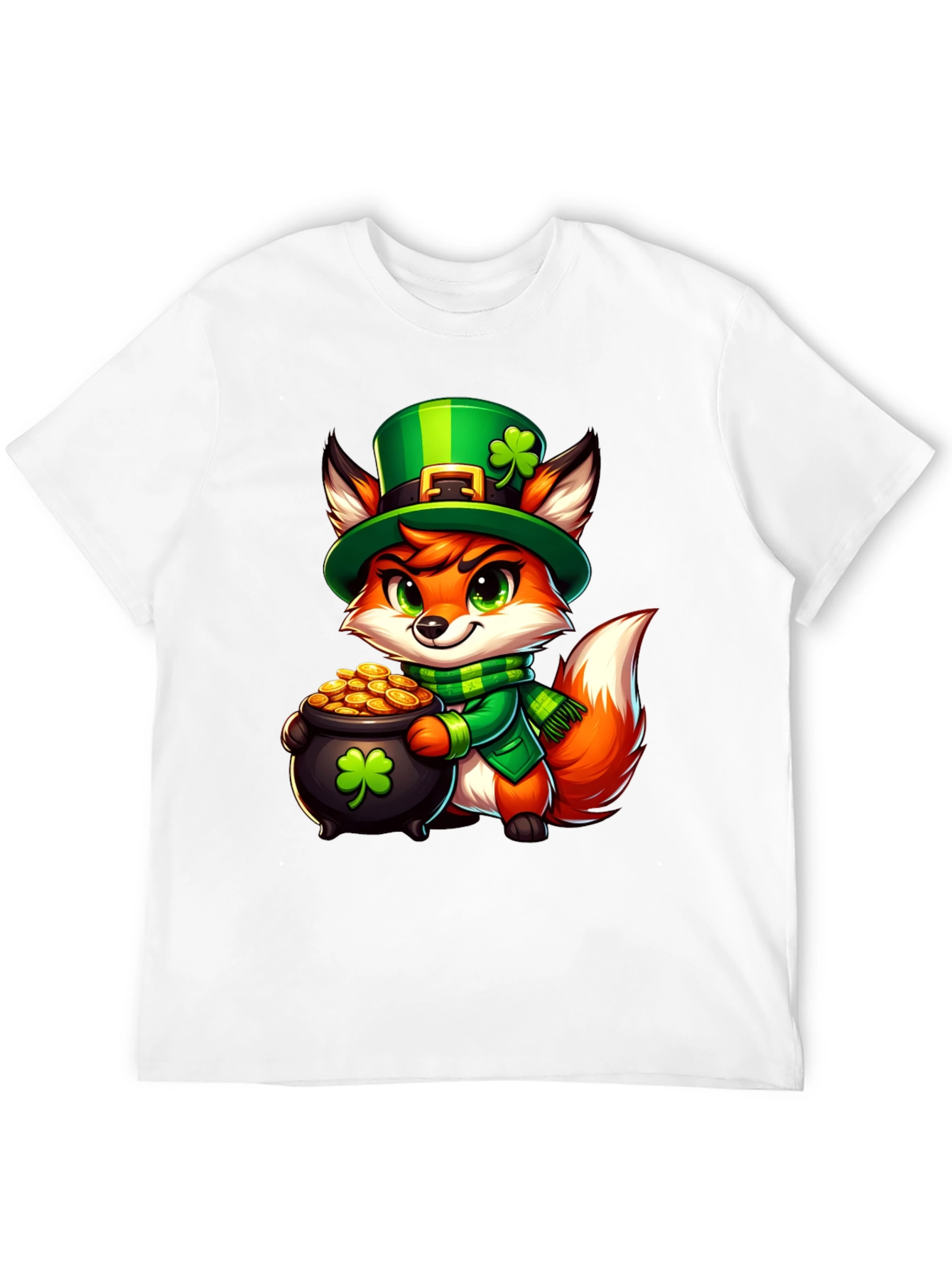 St. Patricks Day Fox T-Shirt