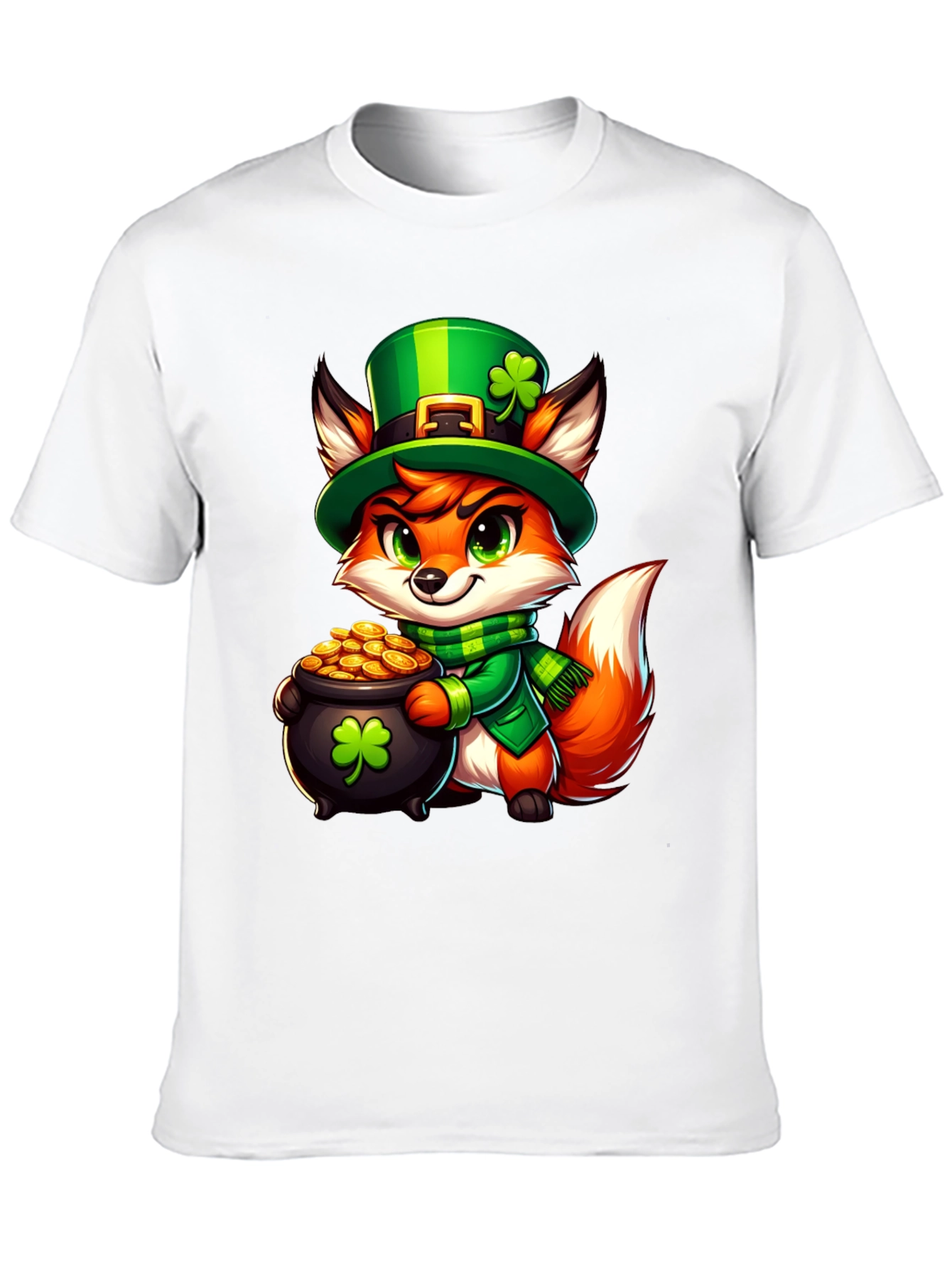 St. Patricks Day Fox T-Shirt