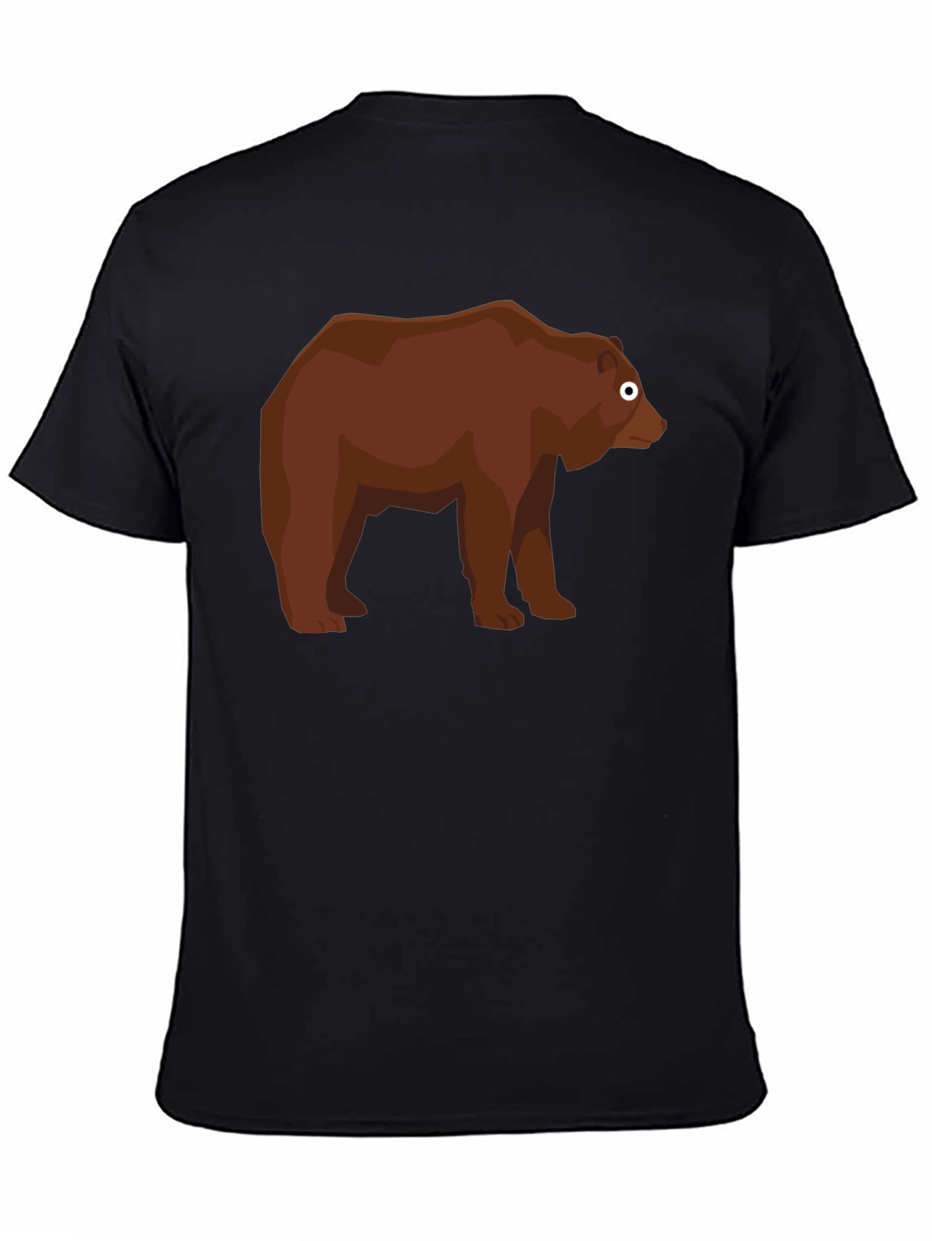 Bear Graphic Tee - Mens Black T-Shirt