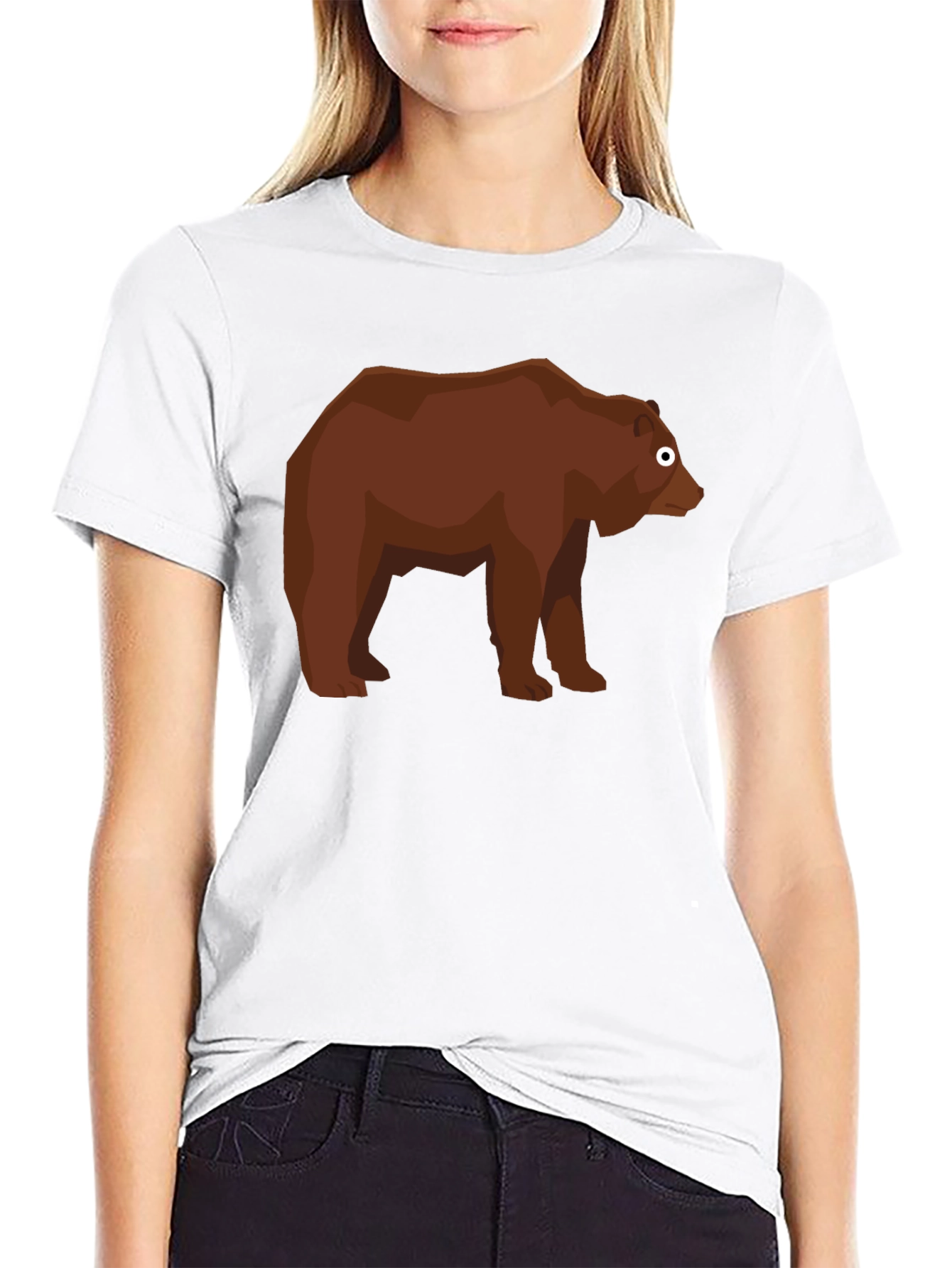 Bear Graphic Tee - Mens Black T-Shirt