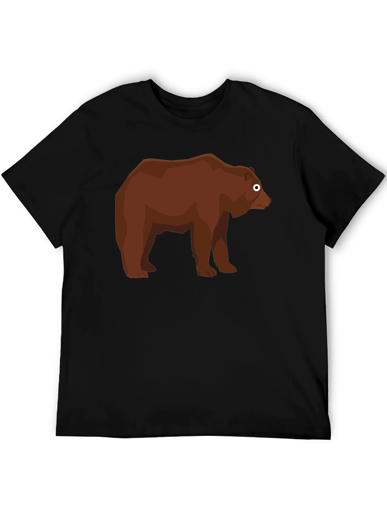 Bear Graphic Tee - Mens Black T-Shirt