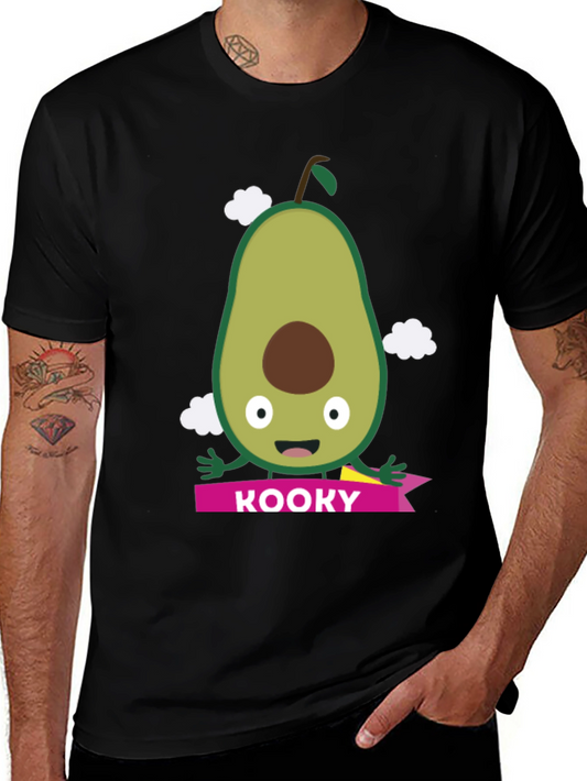Kooky Avocado Graphic Tee - Funny Fruit Shirt