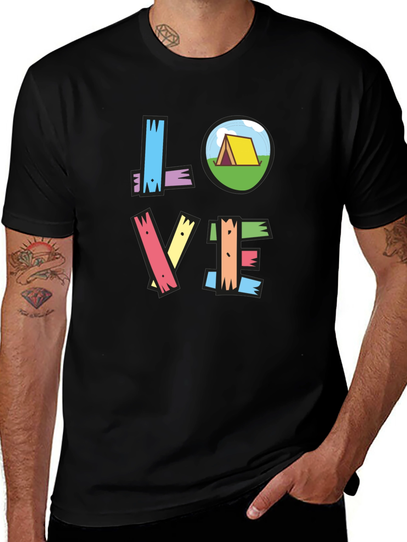 Camping Love T-Shirt - Adventure Time