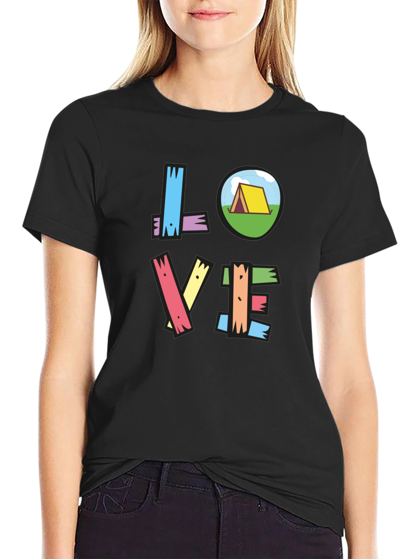 Camping Love T-Shirt - Adventure Time