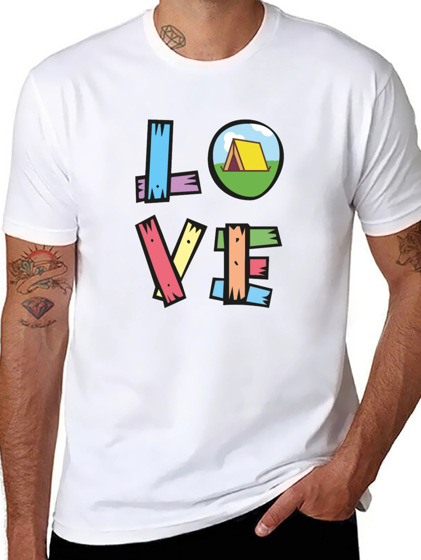 Camping Love T-Shirt - Adventure Time