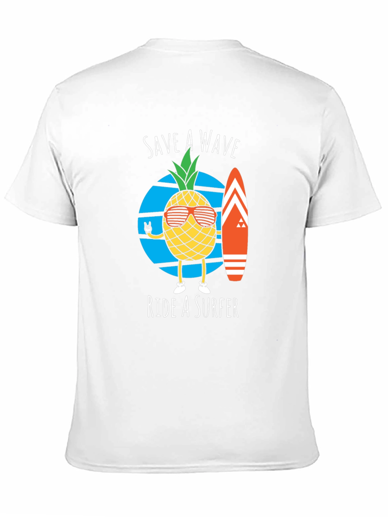 Save A Wave Ride A Surfer Graphic T-Shirt