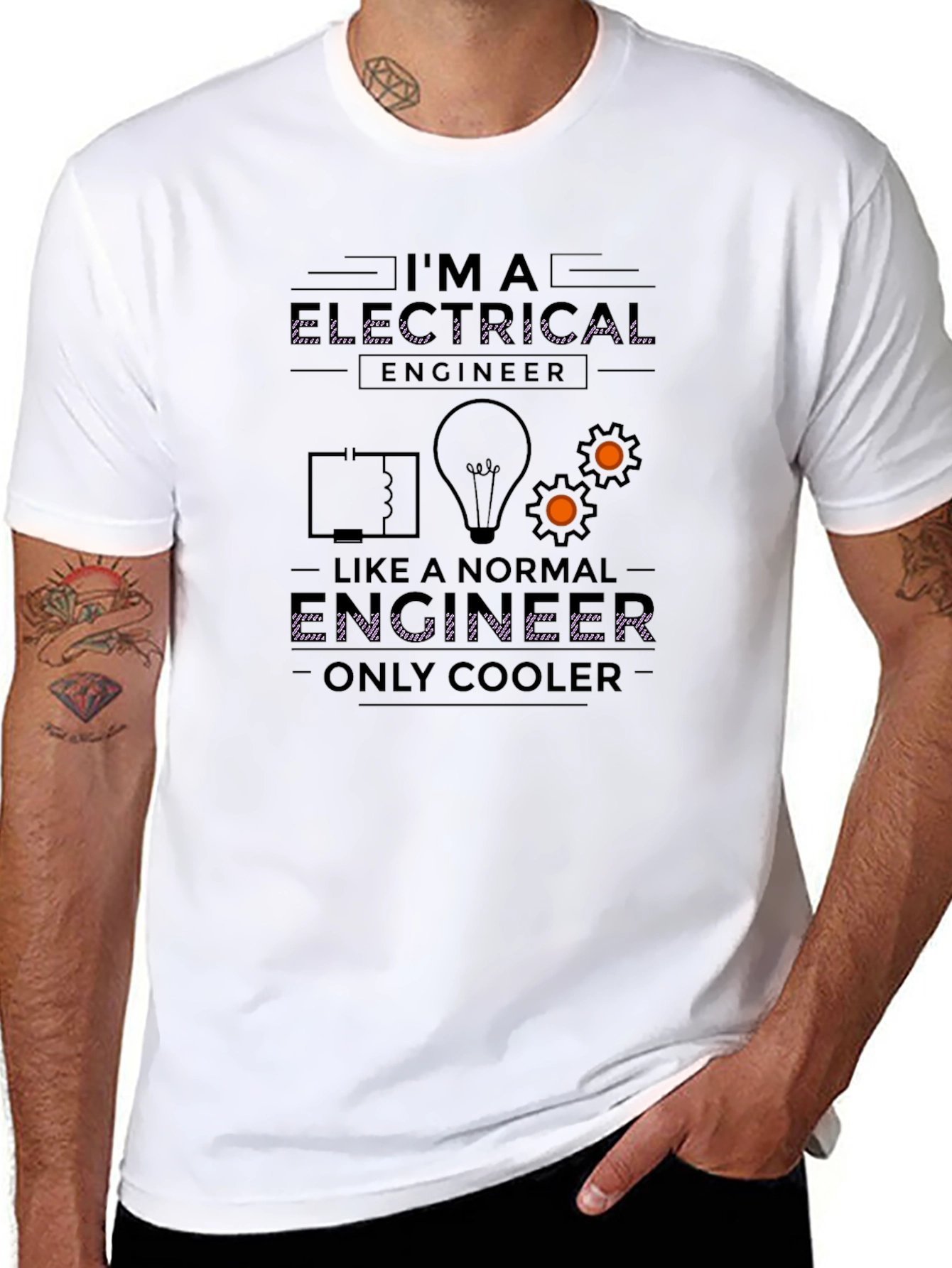 Electrical Engineer Graphic T-Shirt - Cooler Than Normal
