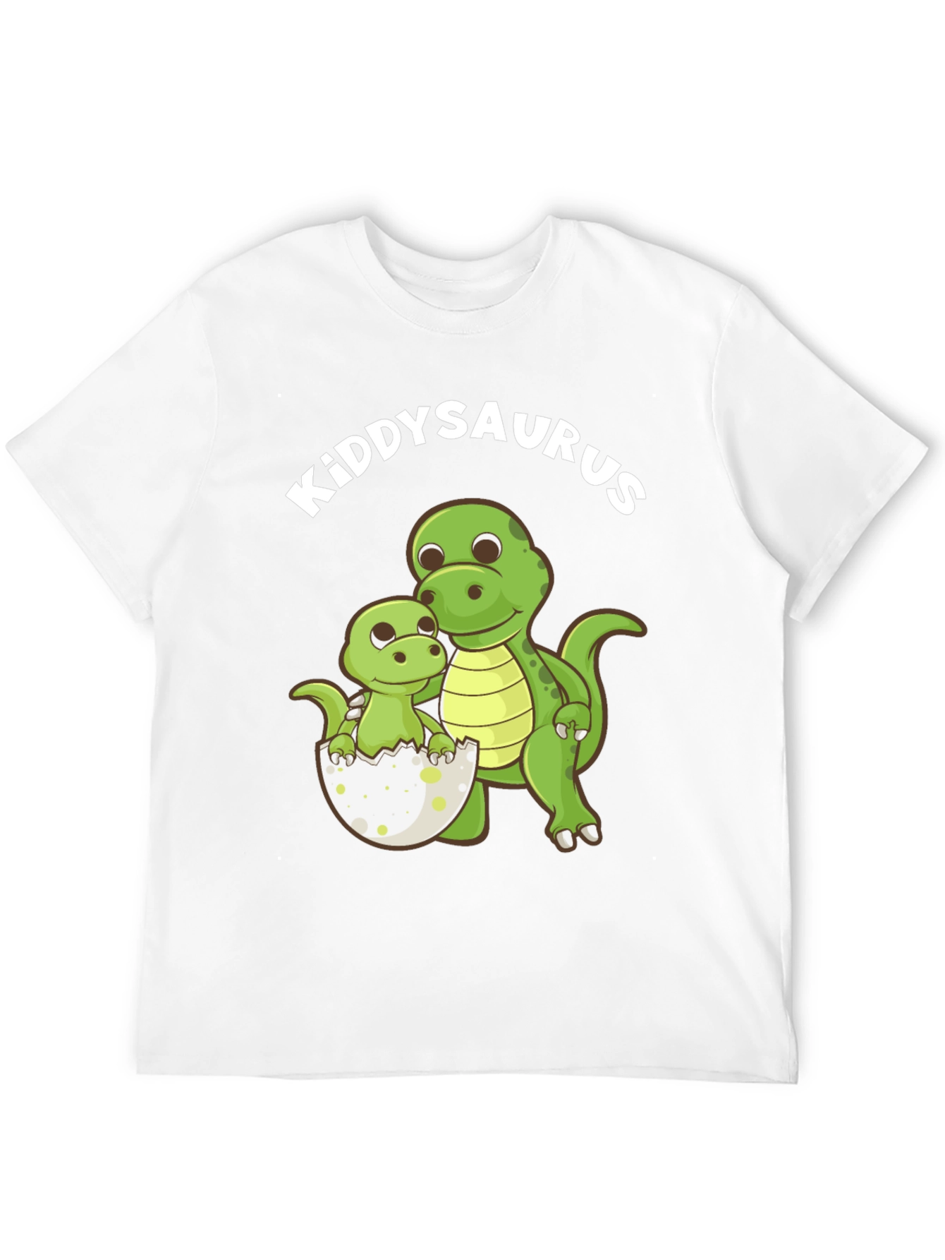 Kiddysaurus Black T-Shirt - Dino Dad & Baby
