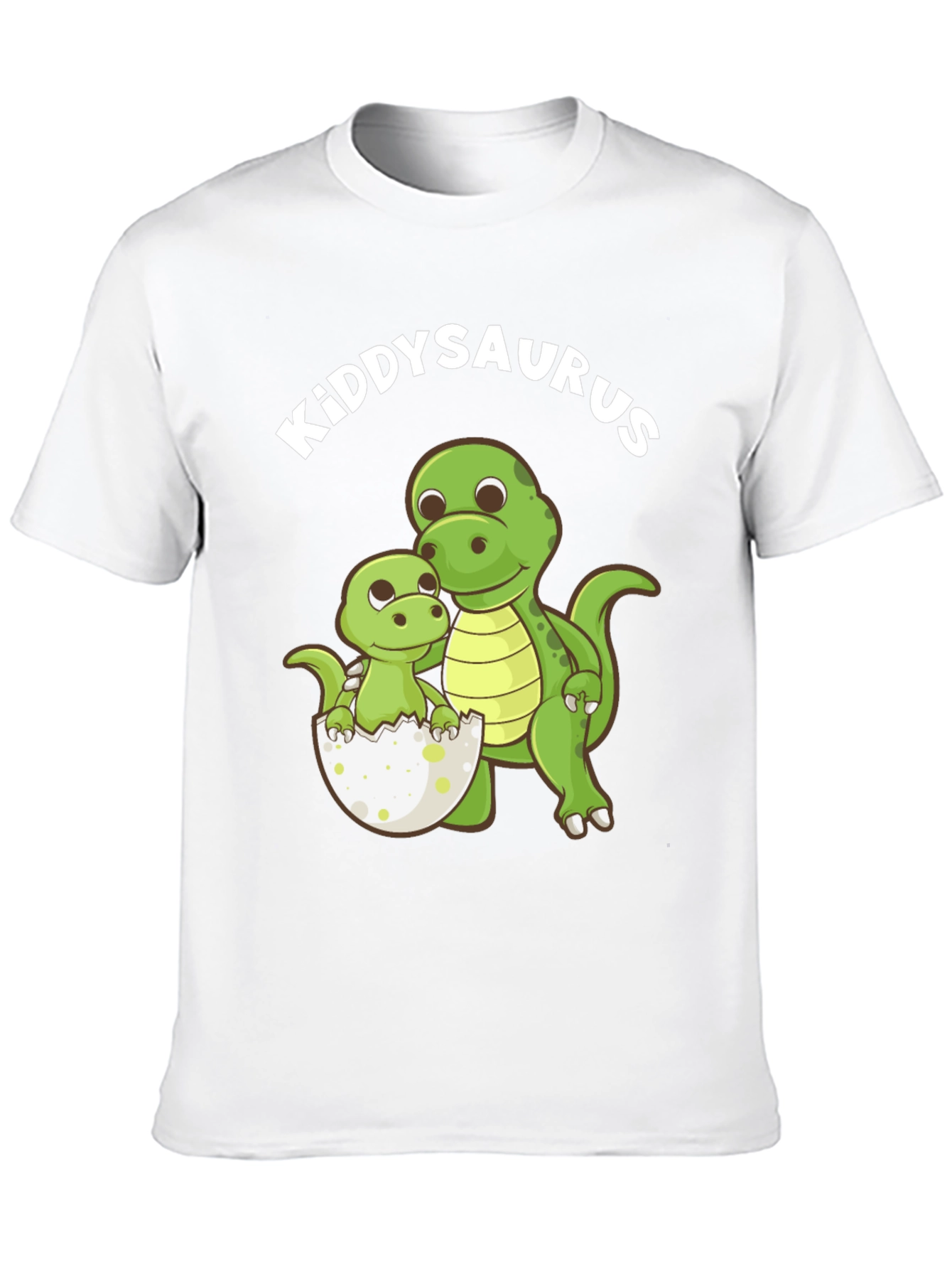 Kiddysaurus Black T-Shirt - Dino Dad & Baby