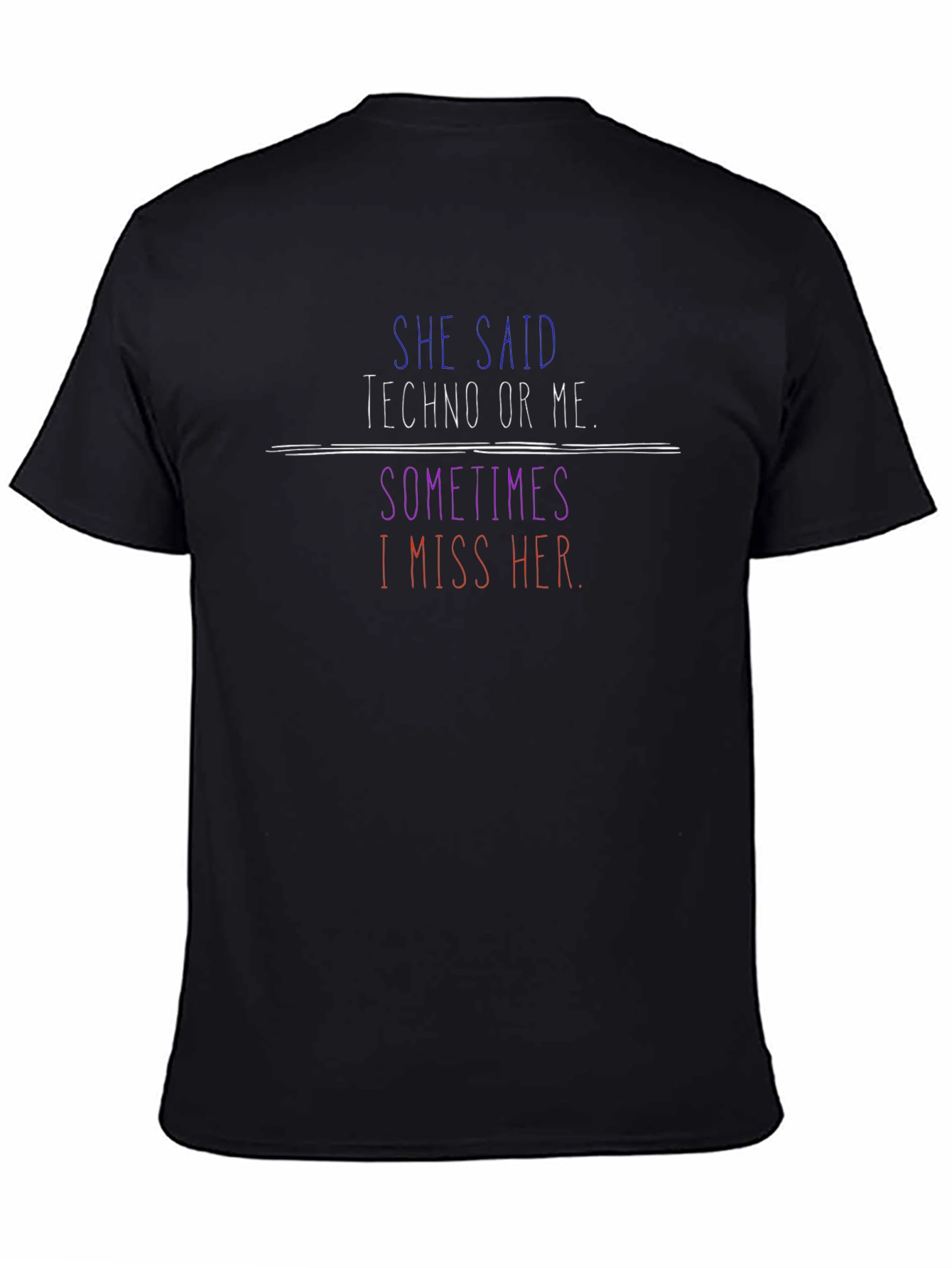 Techno or Me Graphic T-Shirt