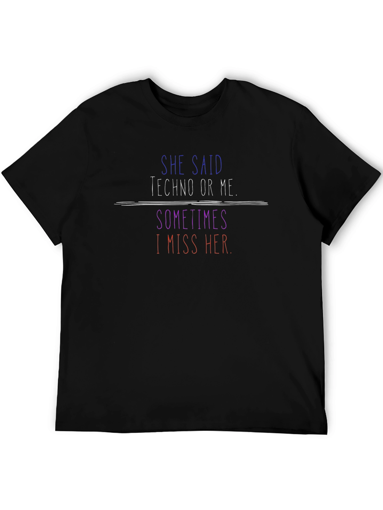 Techno or Me Graphic T-Shirt