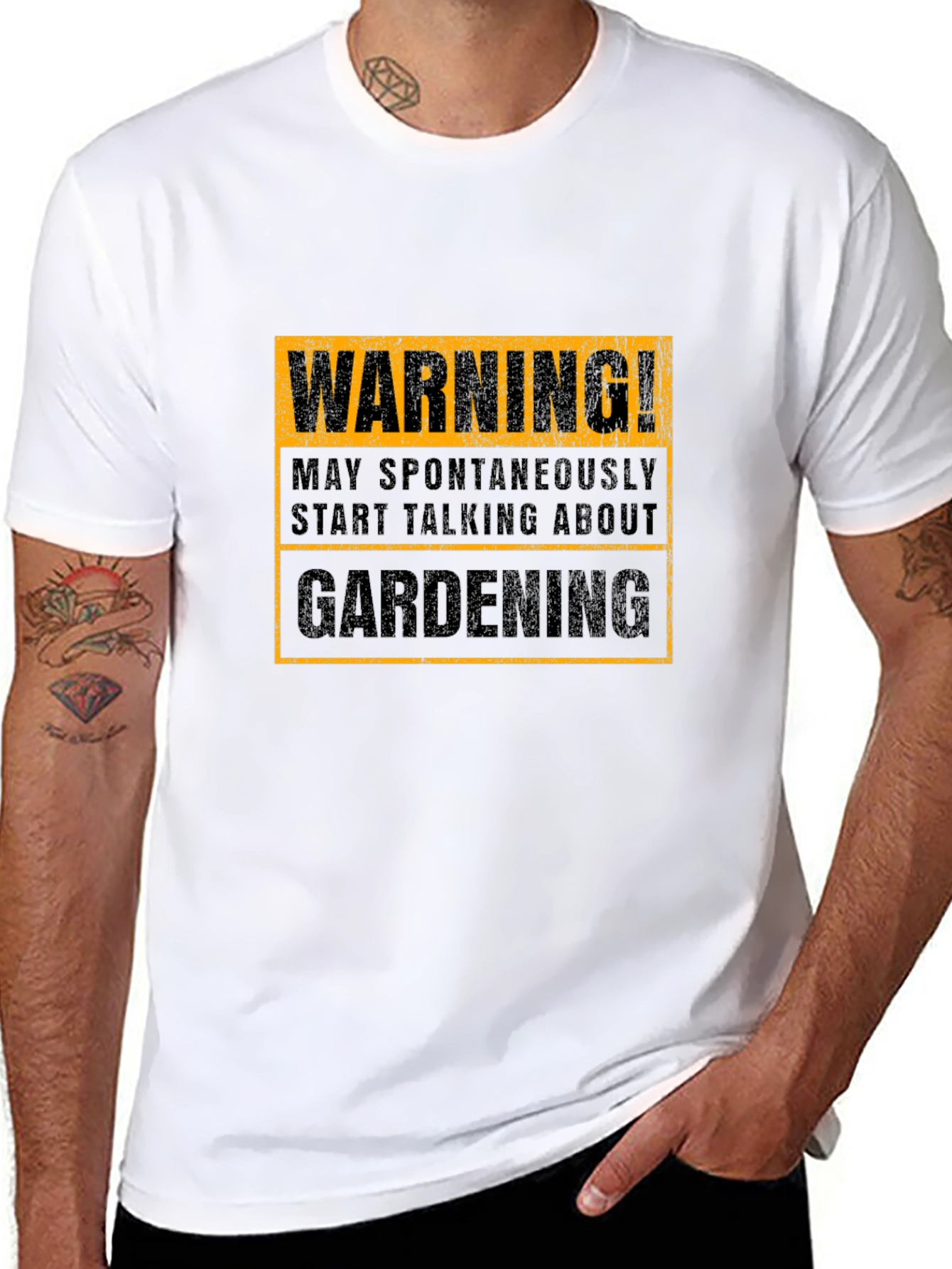 Warning Gardening T-Shirt - Funny Garden Lover Tee