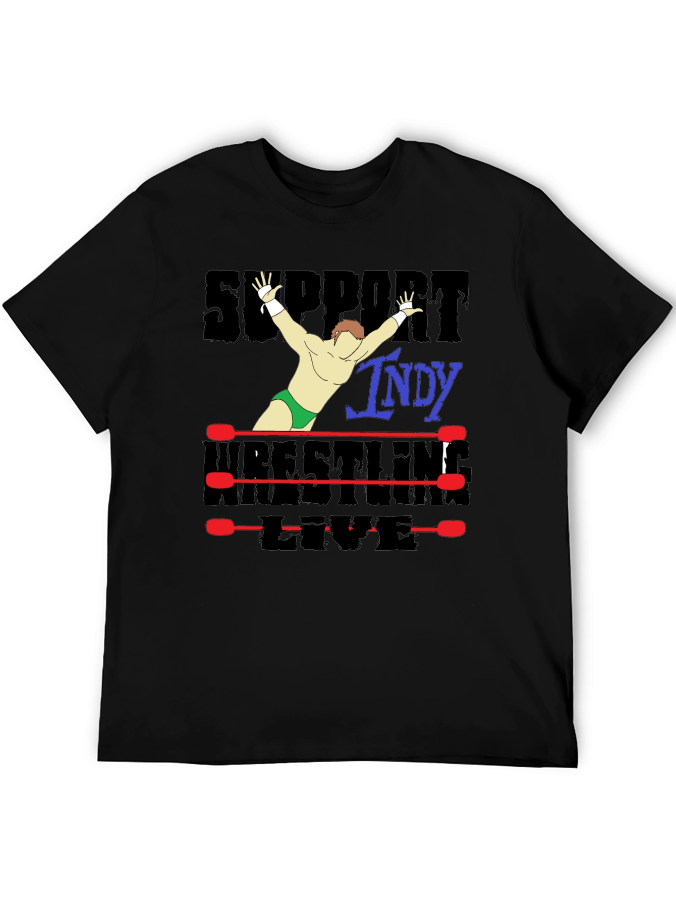 Support Indy Wrestling T-Shirt