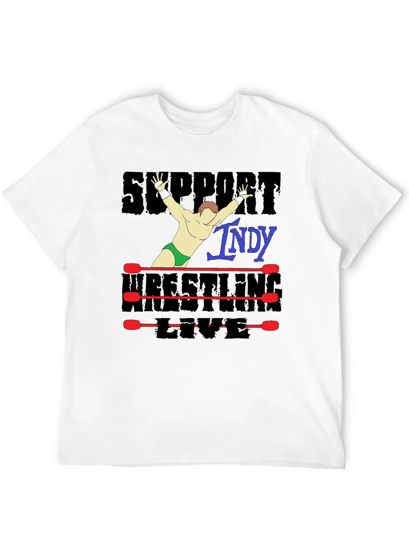Support Indy Wrestling T-Shirt