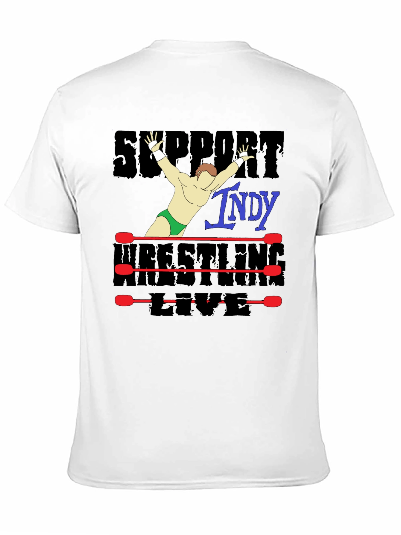Support Indy Wrestling T-Shirt