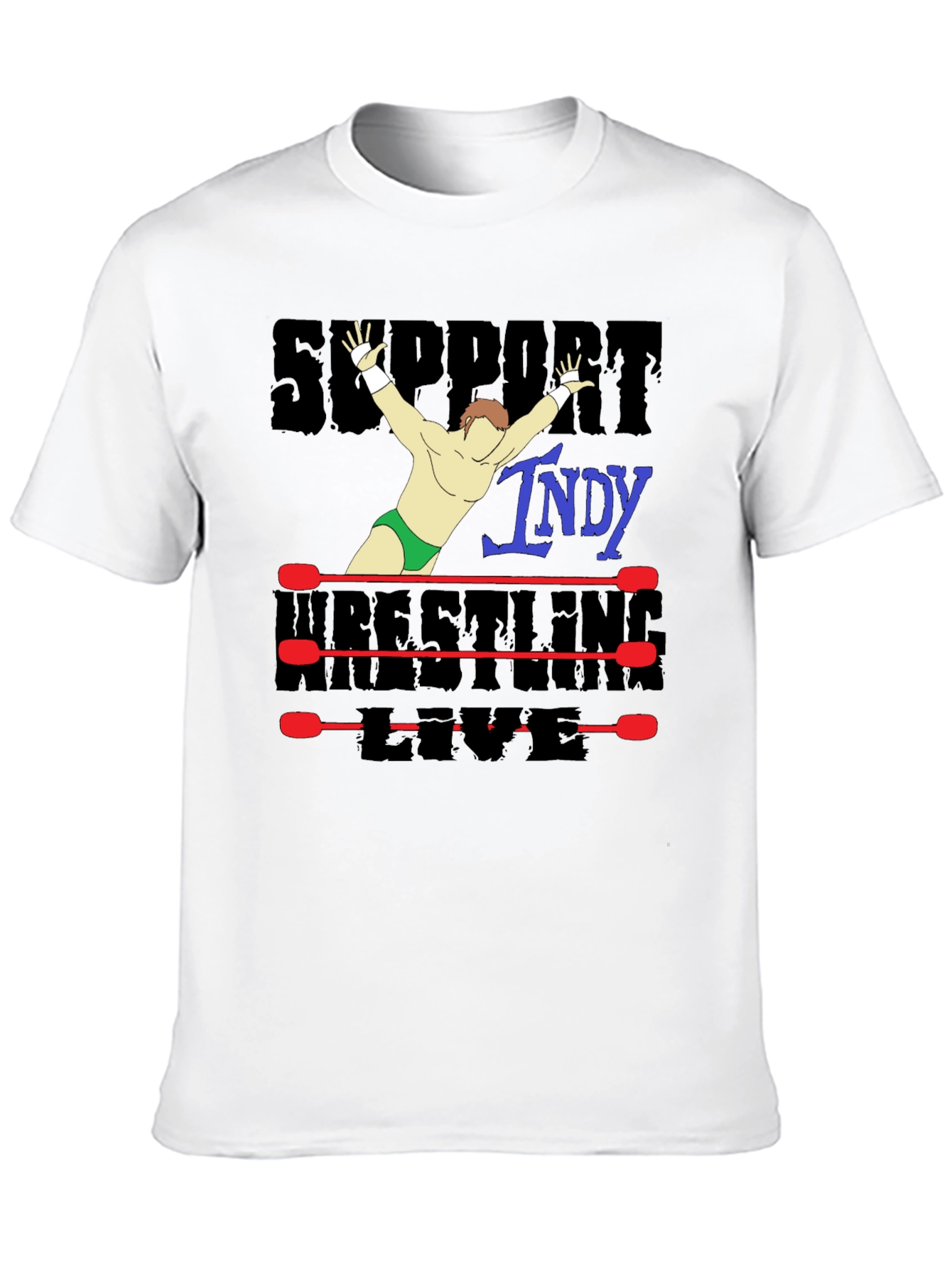 Support Indy Wrestling T-Shirt