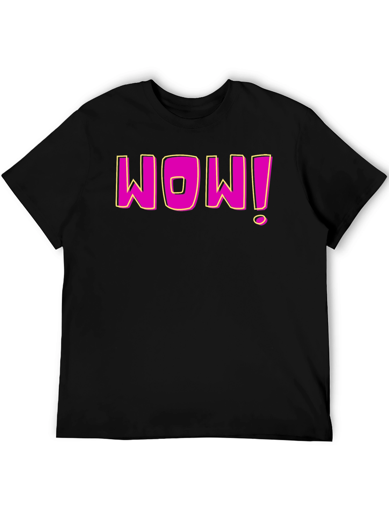 WOW! Graphic Tee - Trendy Casual T-Shirt