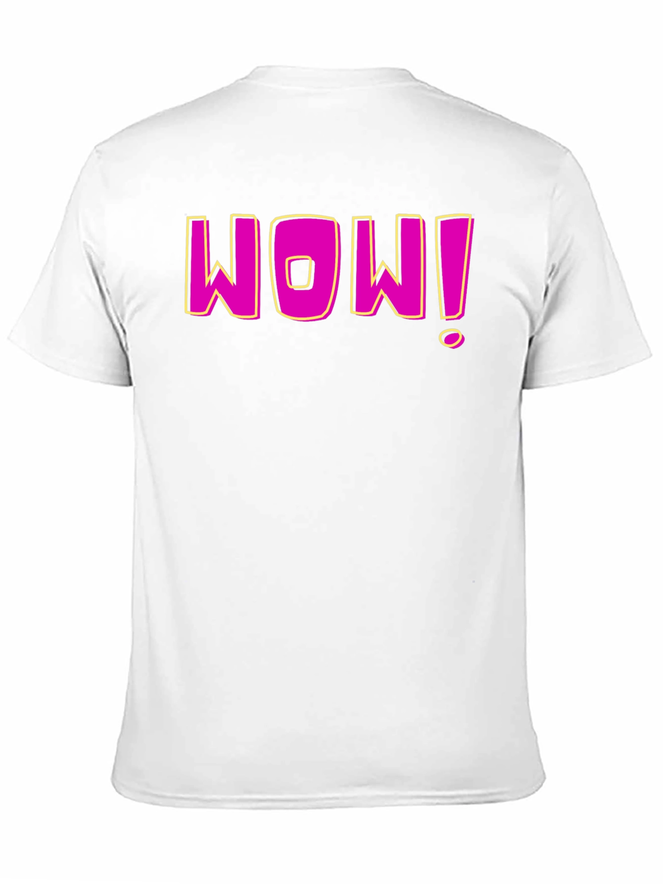 WOW! Graphic Tee - Trendy Casual T-Shirt