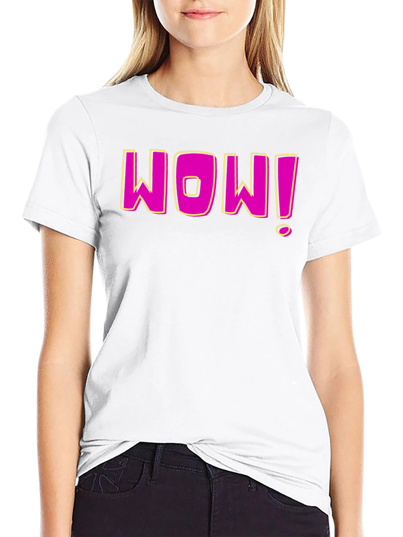 WOW! Graphic Tee - Trendy Casual T-Shirt