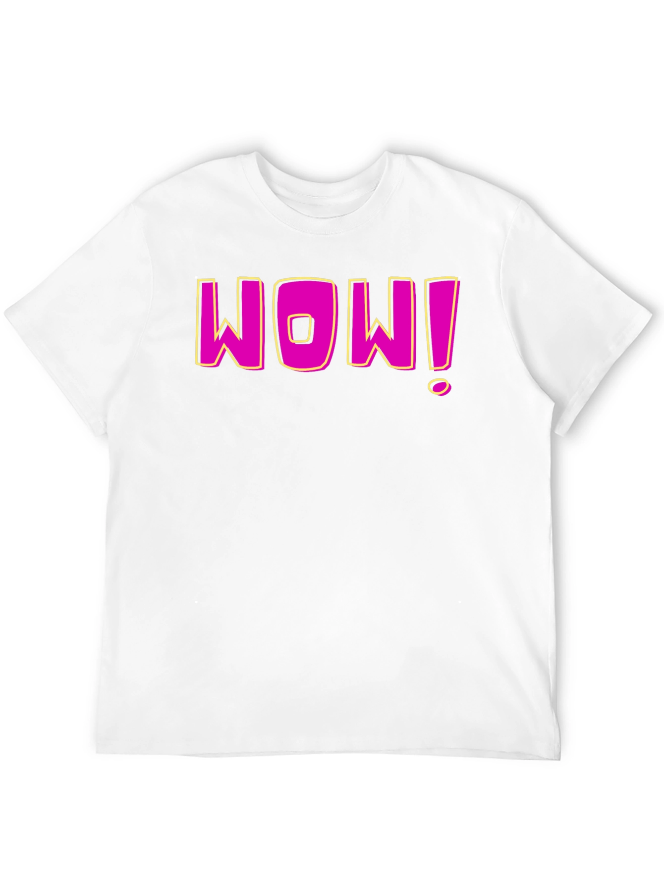 WOW! Graphic Tee - Trendy Casual T-Shirt