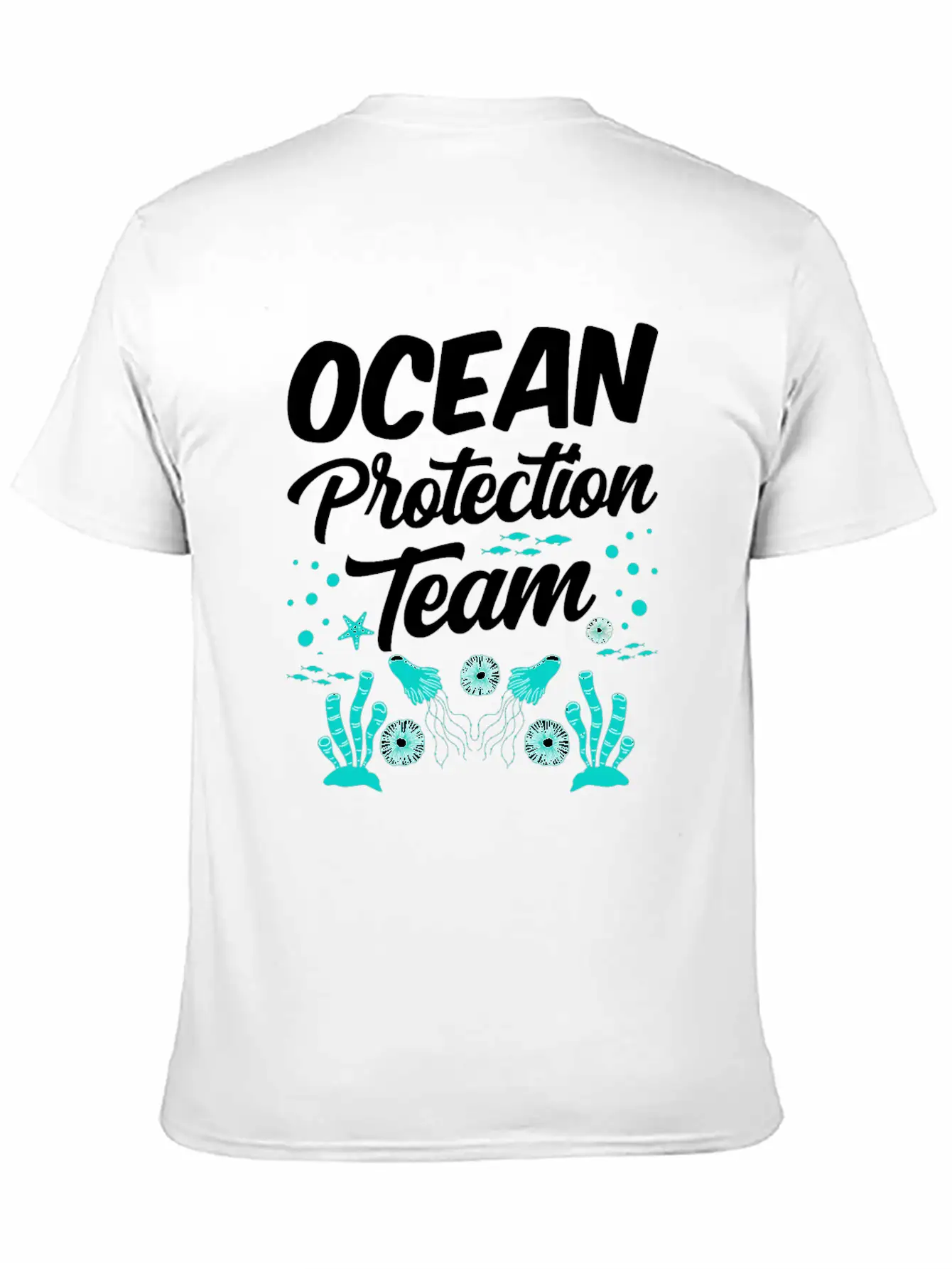 Ocean Protection Team Sea Clean Save Protect Unisex Casual T-Shirt – Clean Design For Daily Comfort