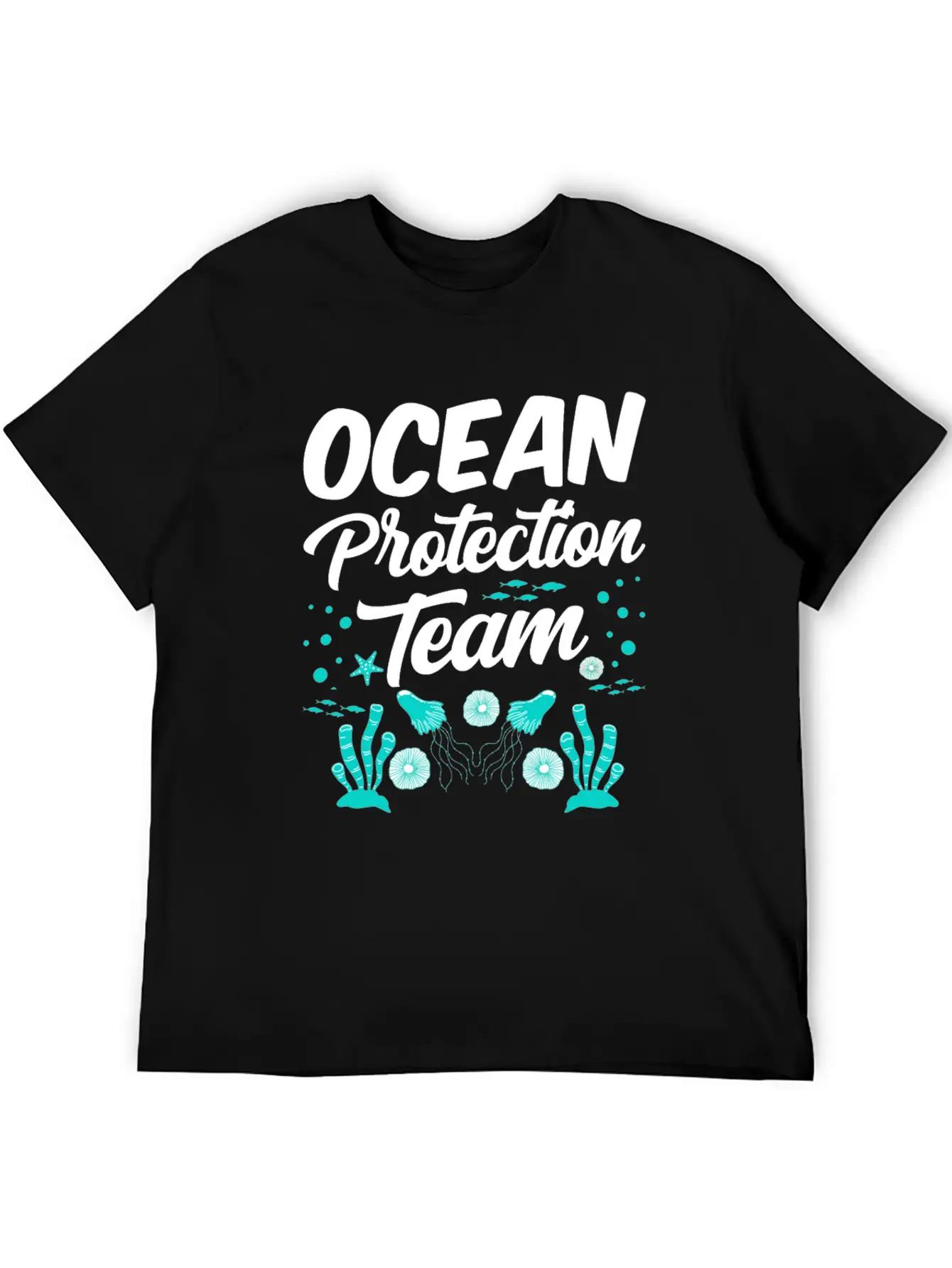 Ocean Protection Team Sea Clean Save Protect Unisex Casual T-Shirt – Clean Design For Daily Comfort