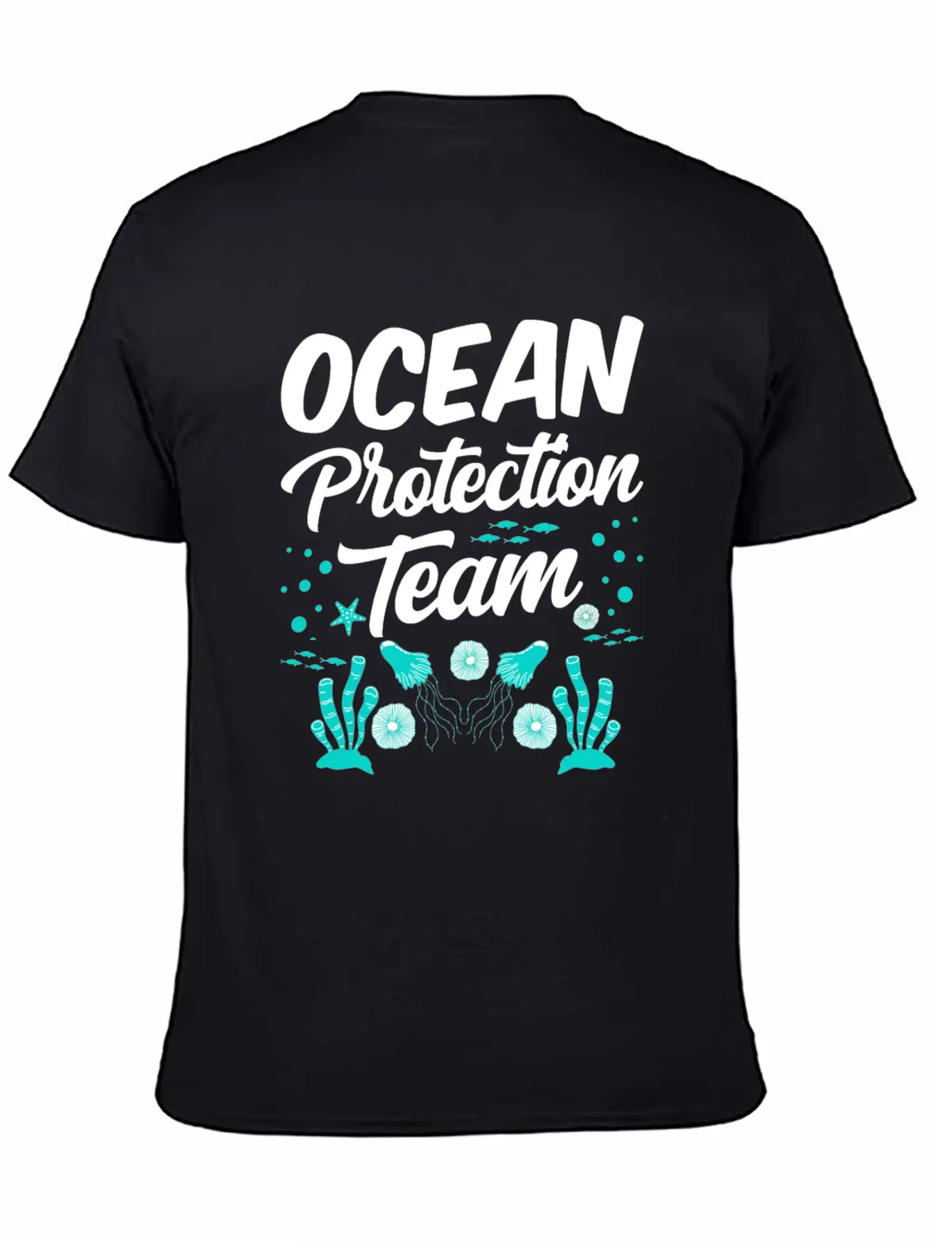 Ocean Protection Team Sea Clean Save Protect Unisex Casual T-Shirt – Clean Design For Daily Comfort