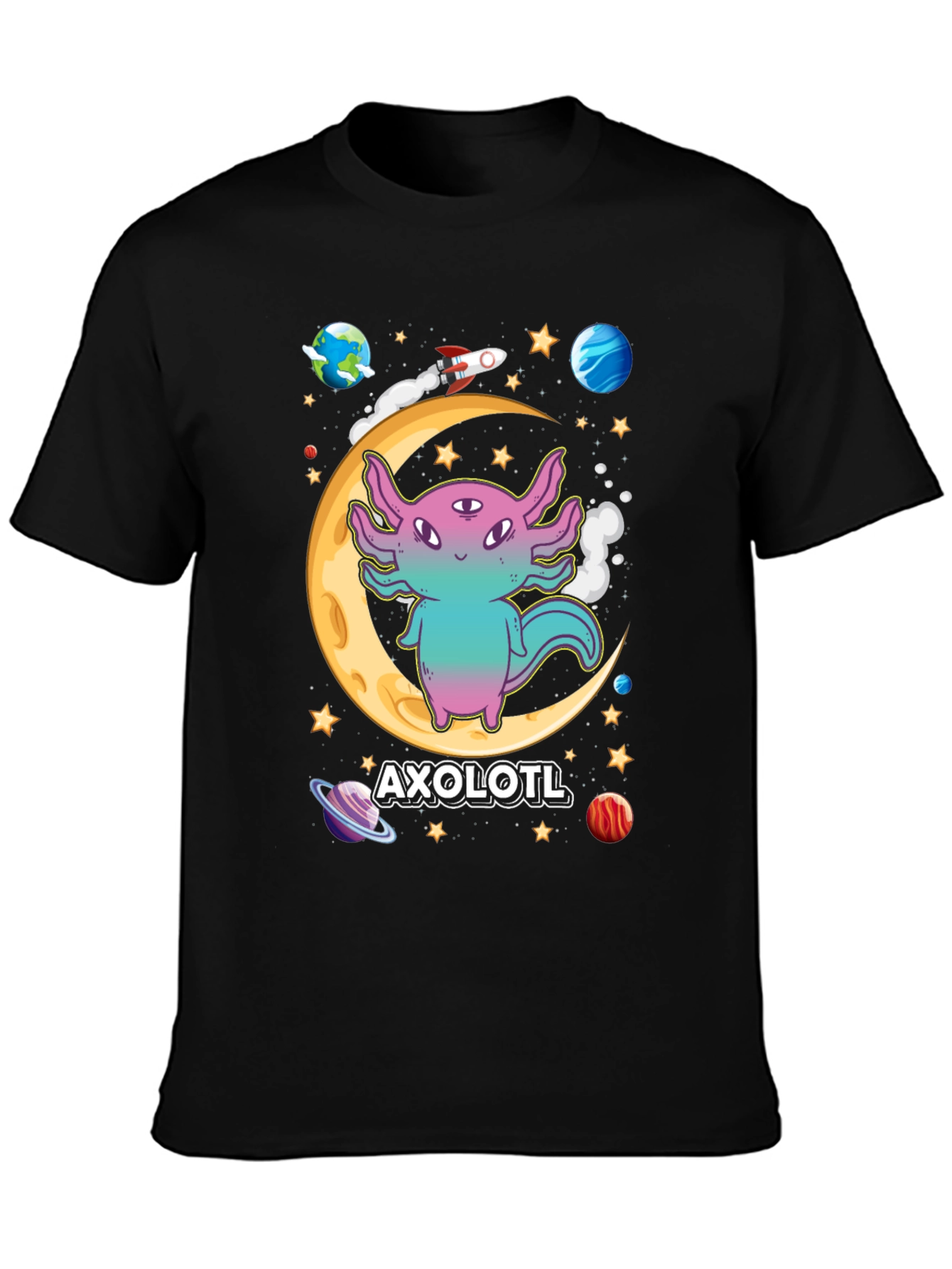 Axolotl Space T-Shirt